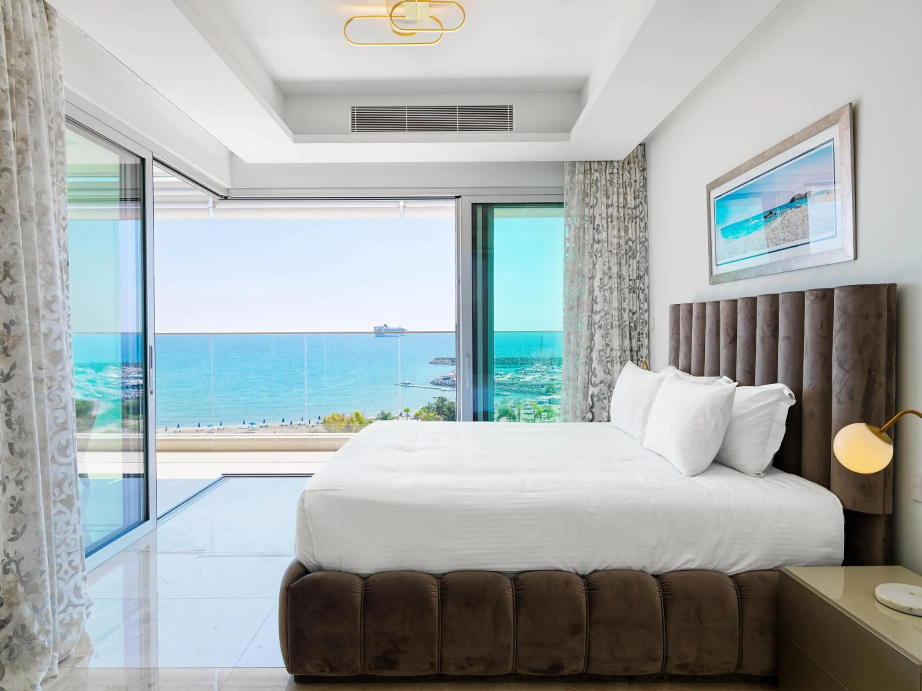 Bed in The Tower at St Raphael Resort