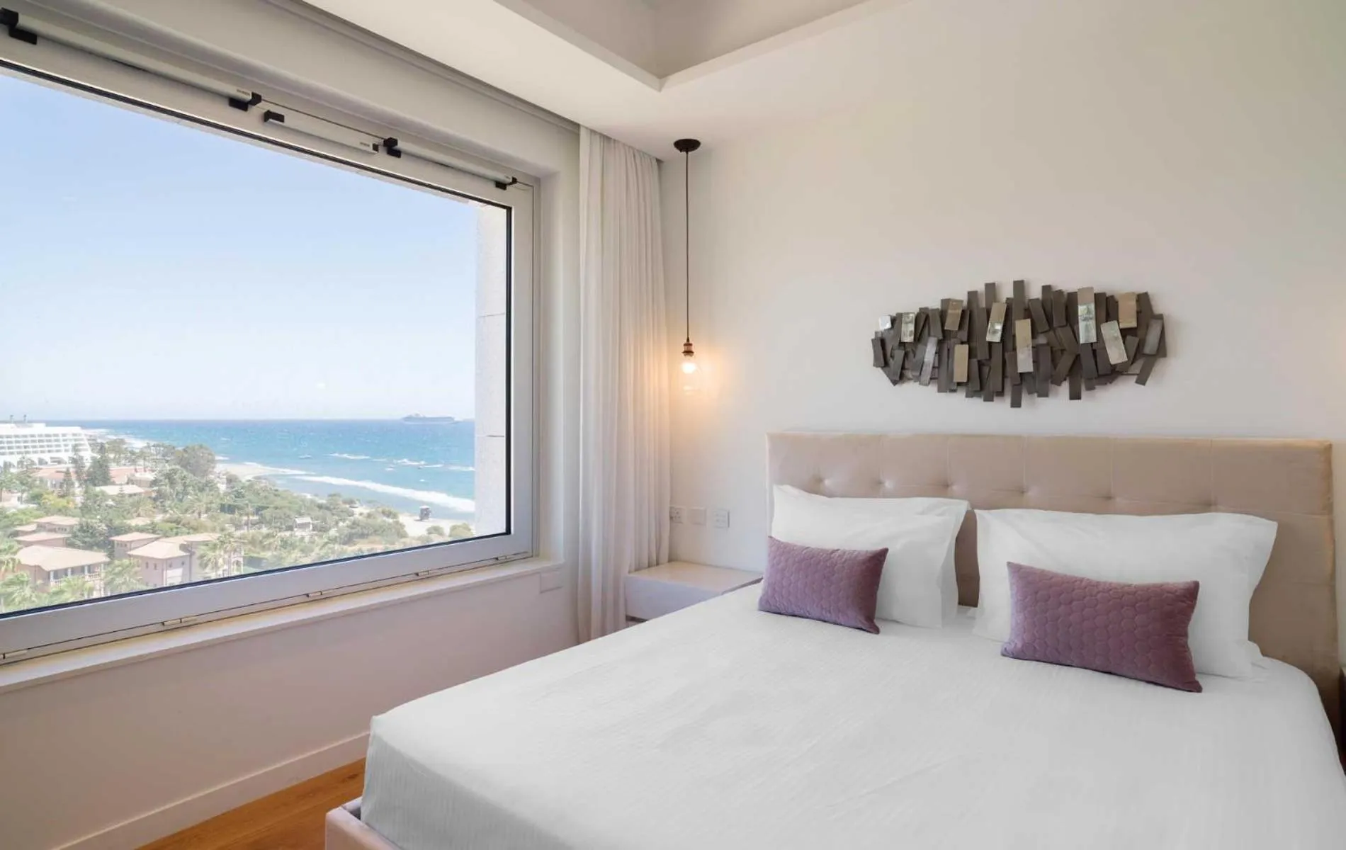 Bed in The Tower at St Raphael Resort