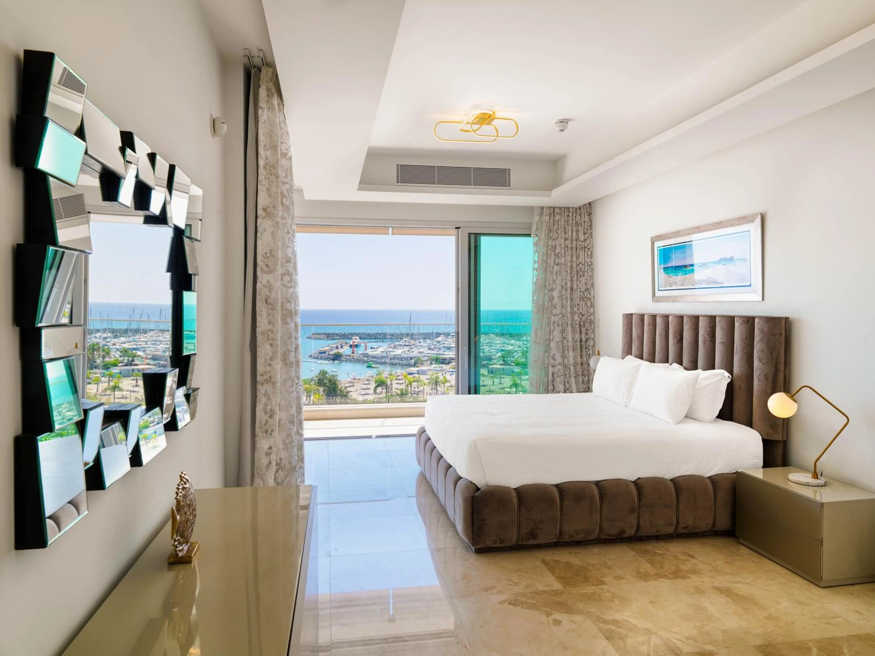 Bed in The Tower at St Raphael Resort