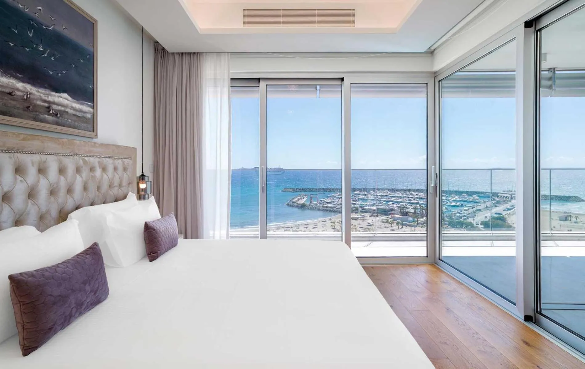 Bed in The Tower at St Raphael Resort