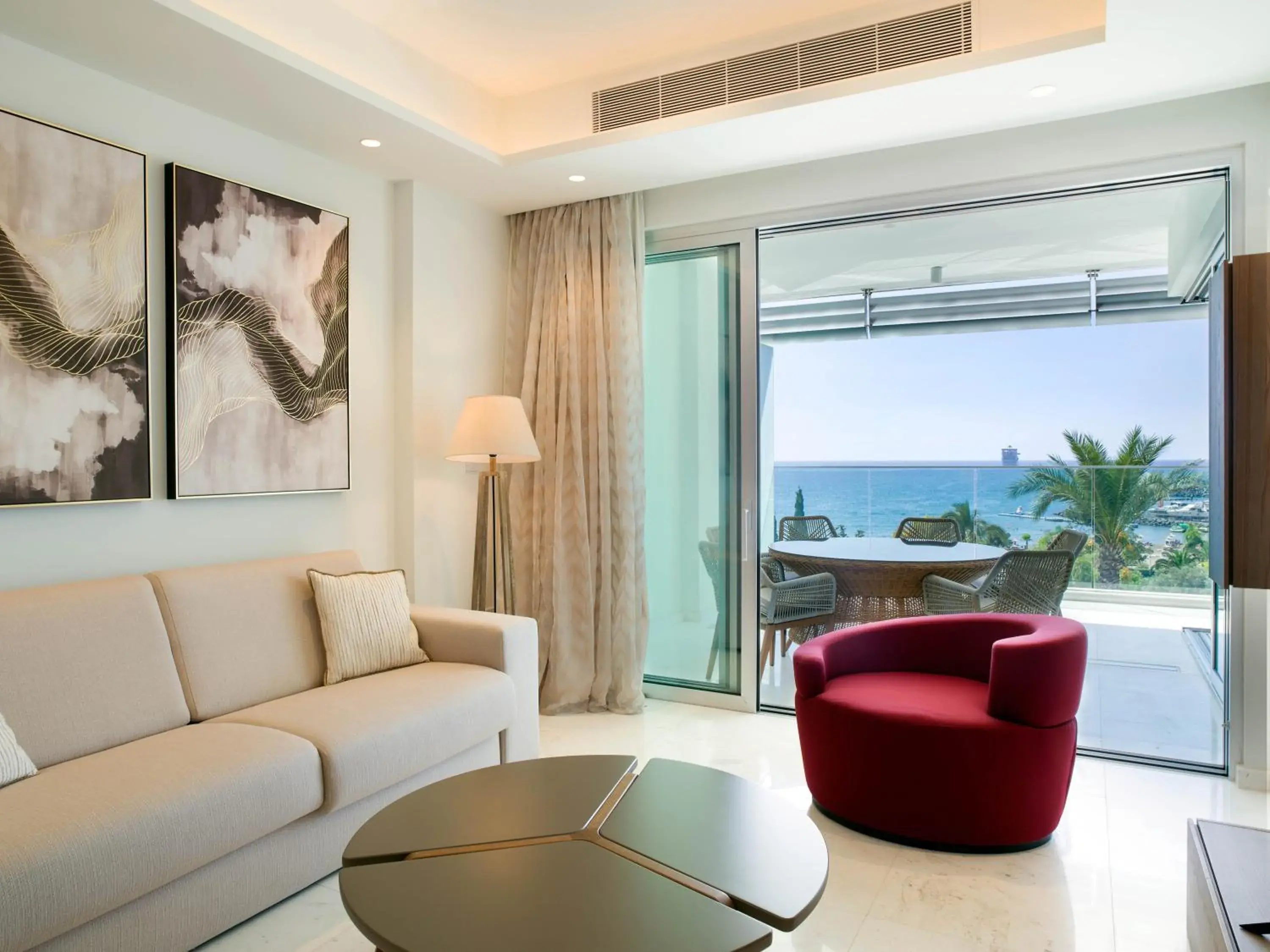 Living room in The Tower at St Raphael Resort Living room in The Tower at St Raphael Resort