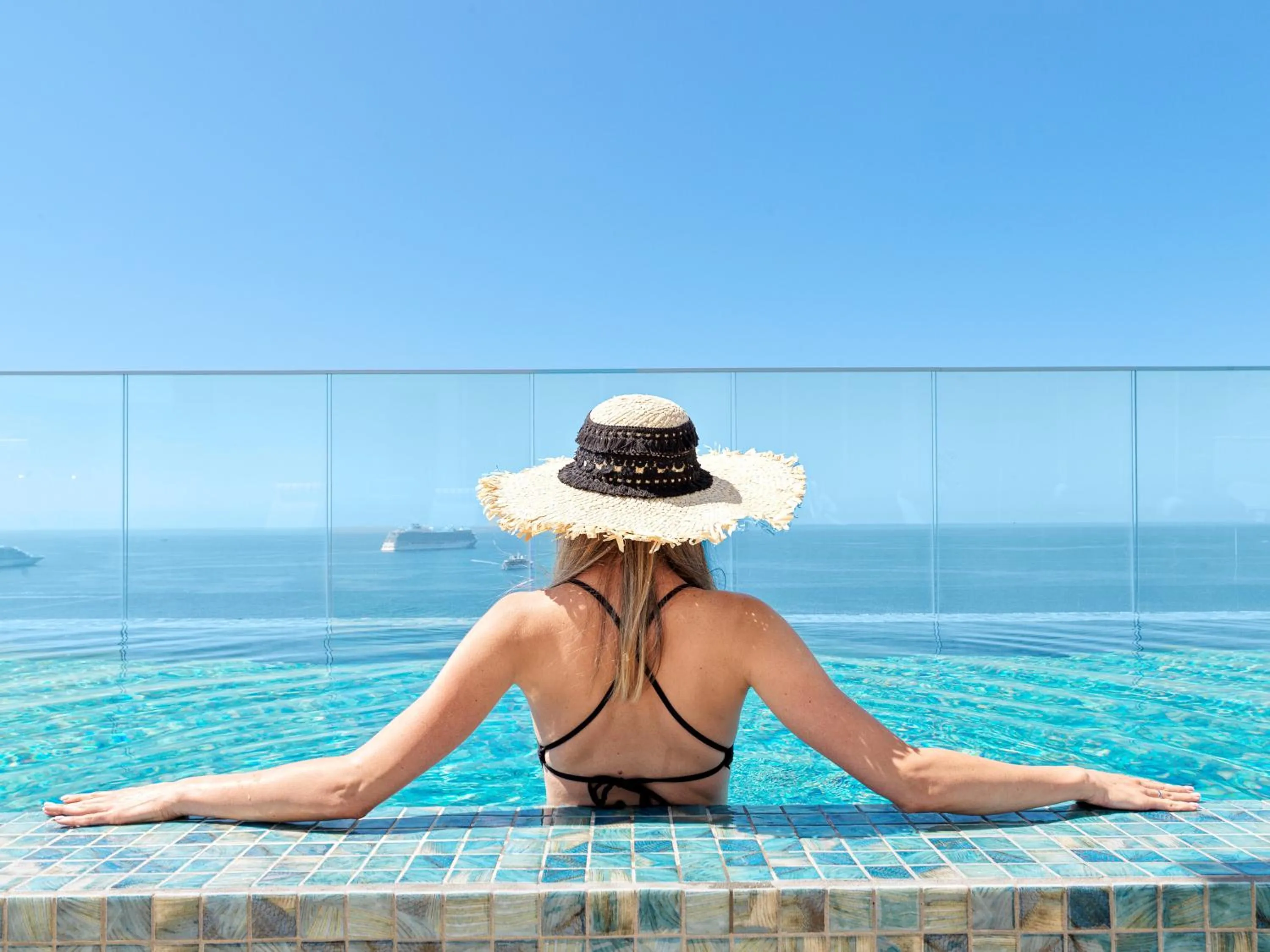 Swimming pool in The Tower at St Raphael Resort
