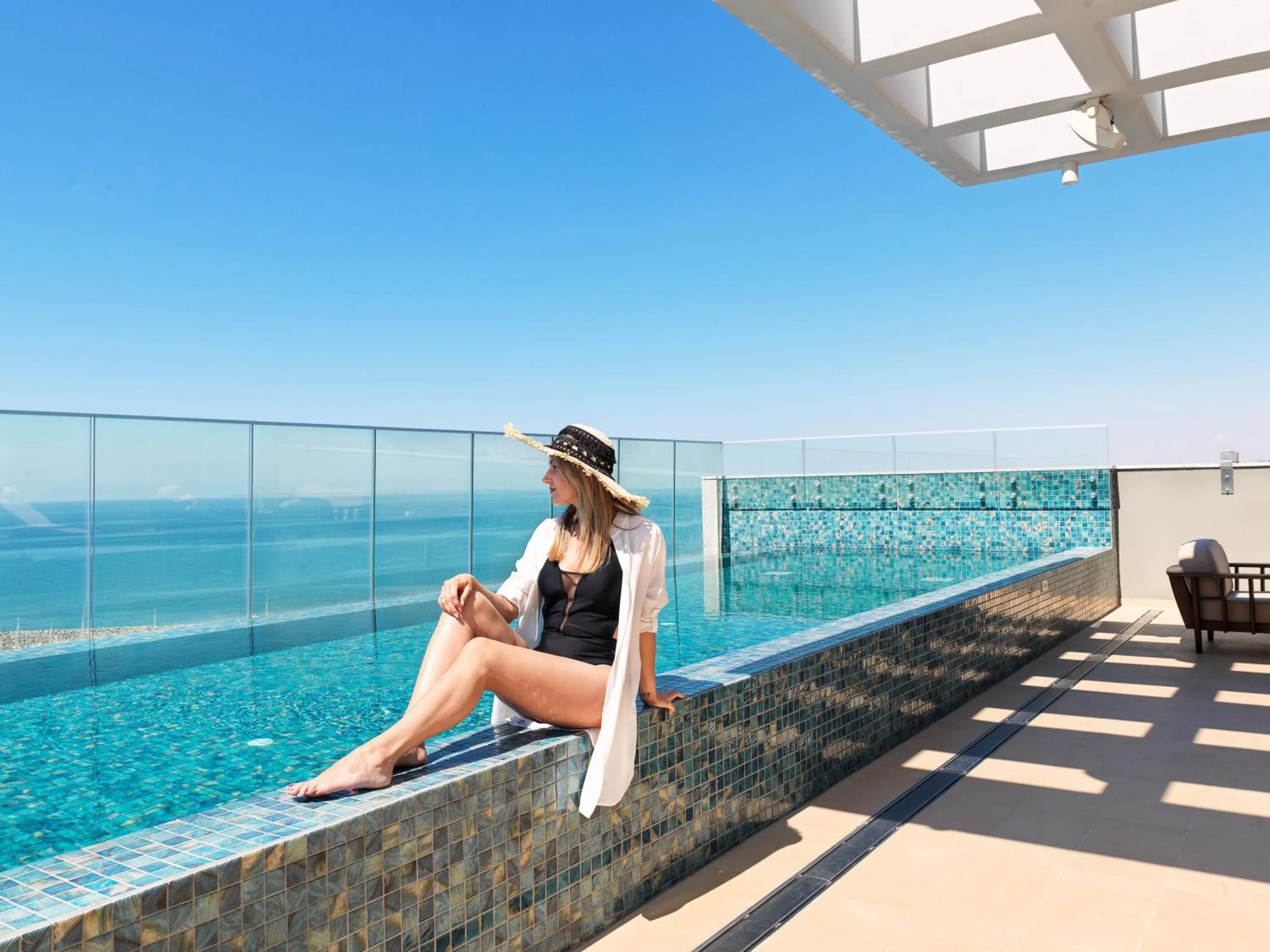 Swimming pool in The Tower at St Raphael Resort
