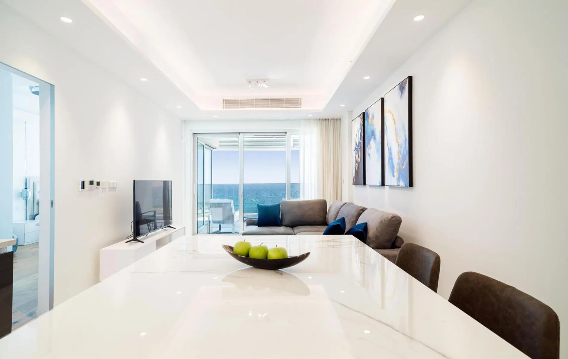 Seating area in The Tower at St Raphael Resort