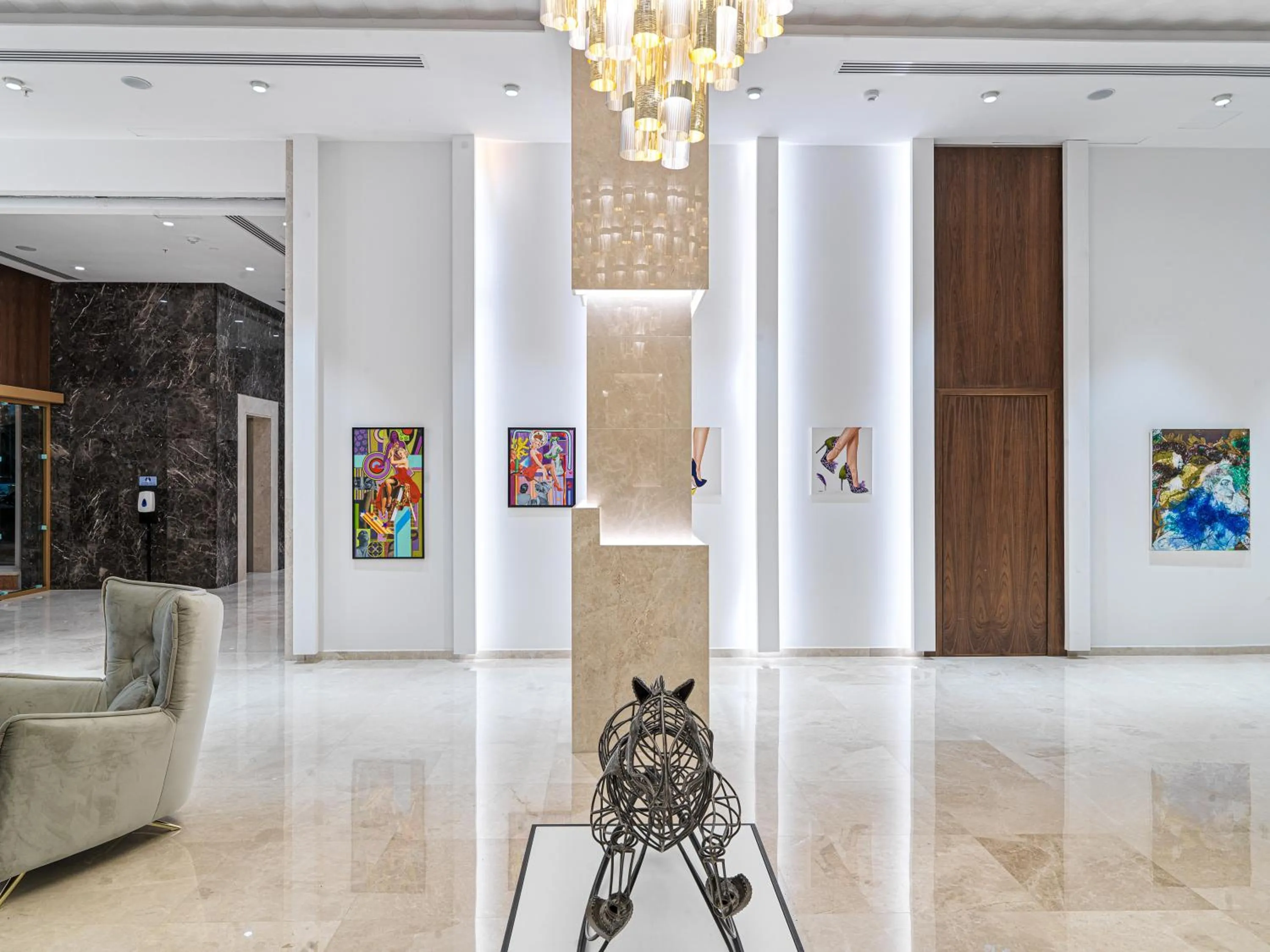 Lobby or reception in The Tower at St Raphael Resort