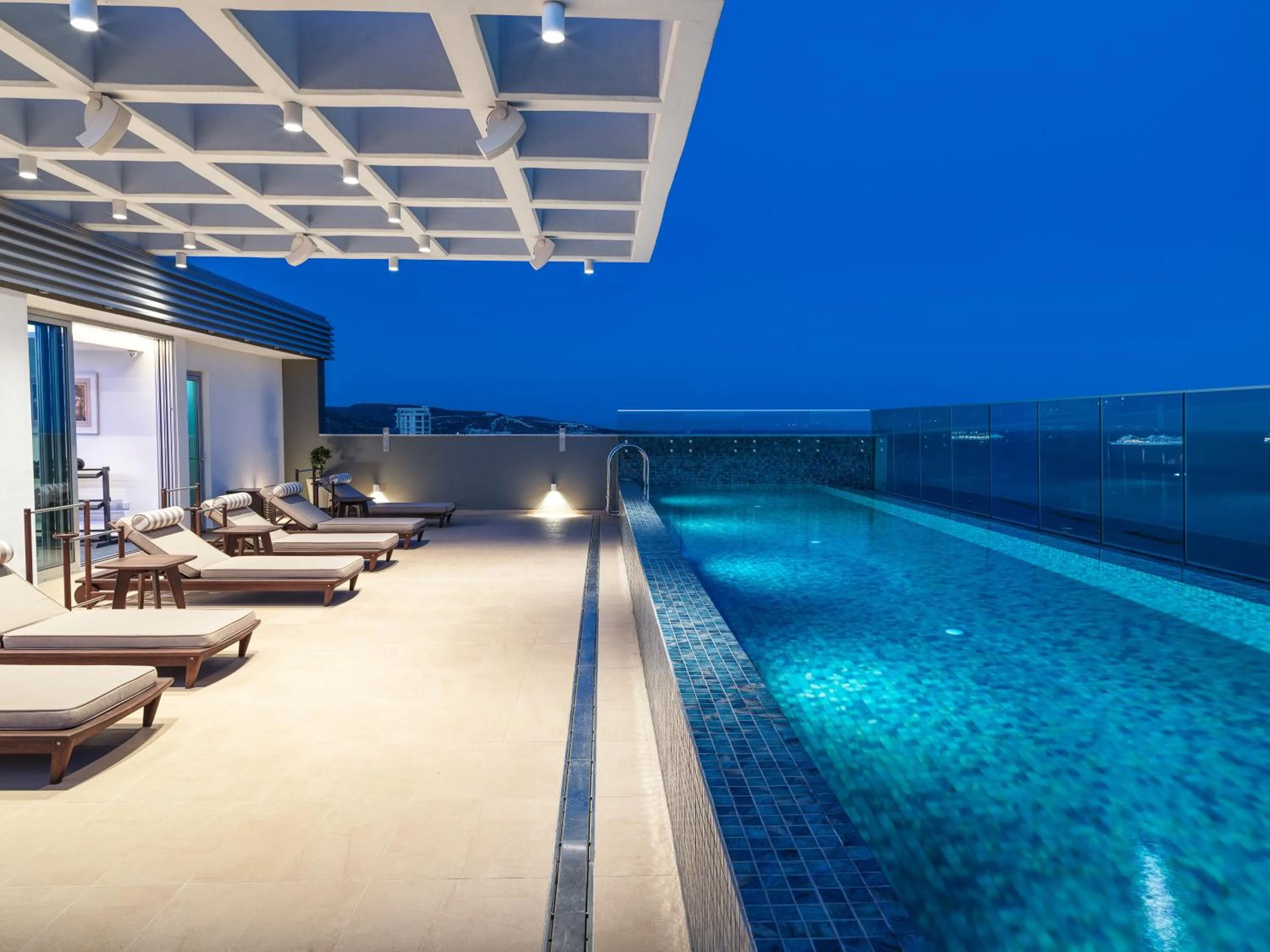 Swimming pool in The Tower at St Raphael Resort