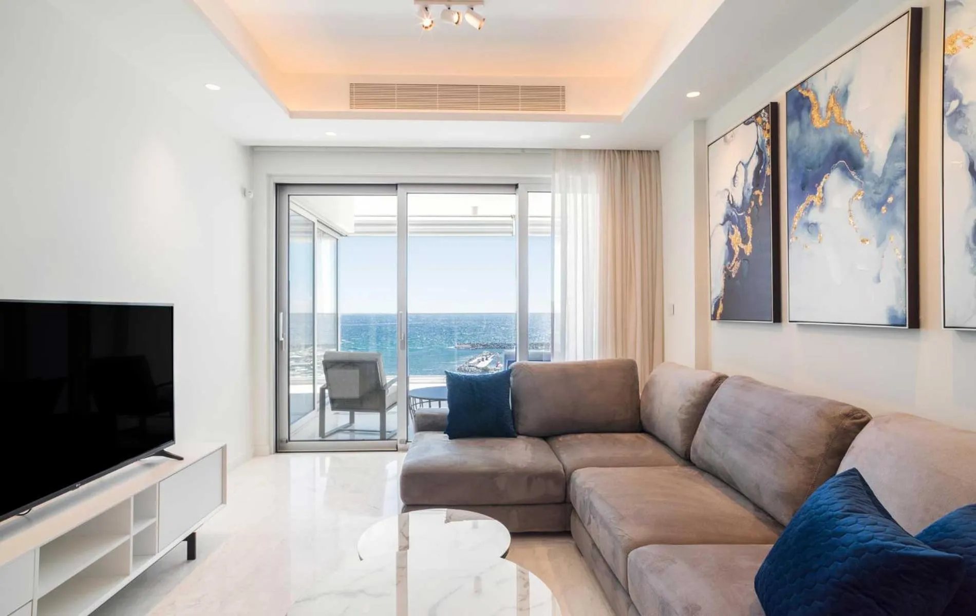 Seating area in The Tower at St Raphael Resort