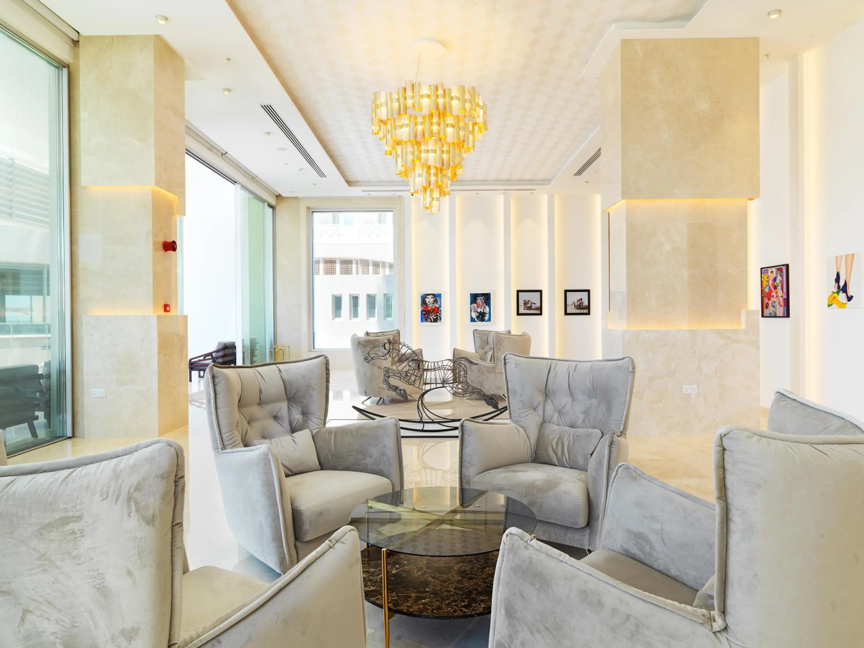 Lobby or reception in The Tower at St Raphael Resort