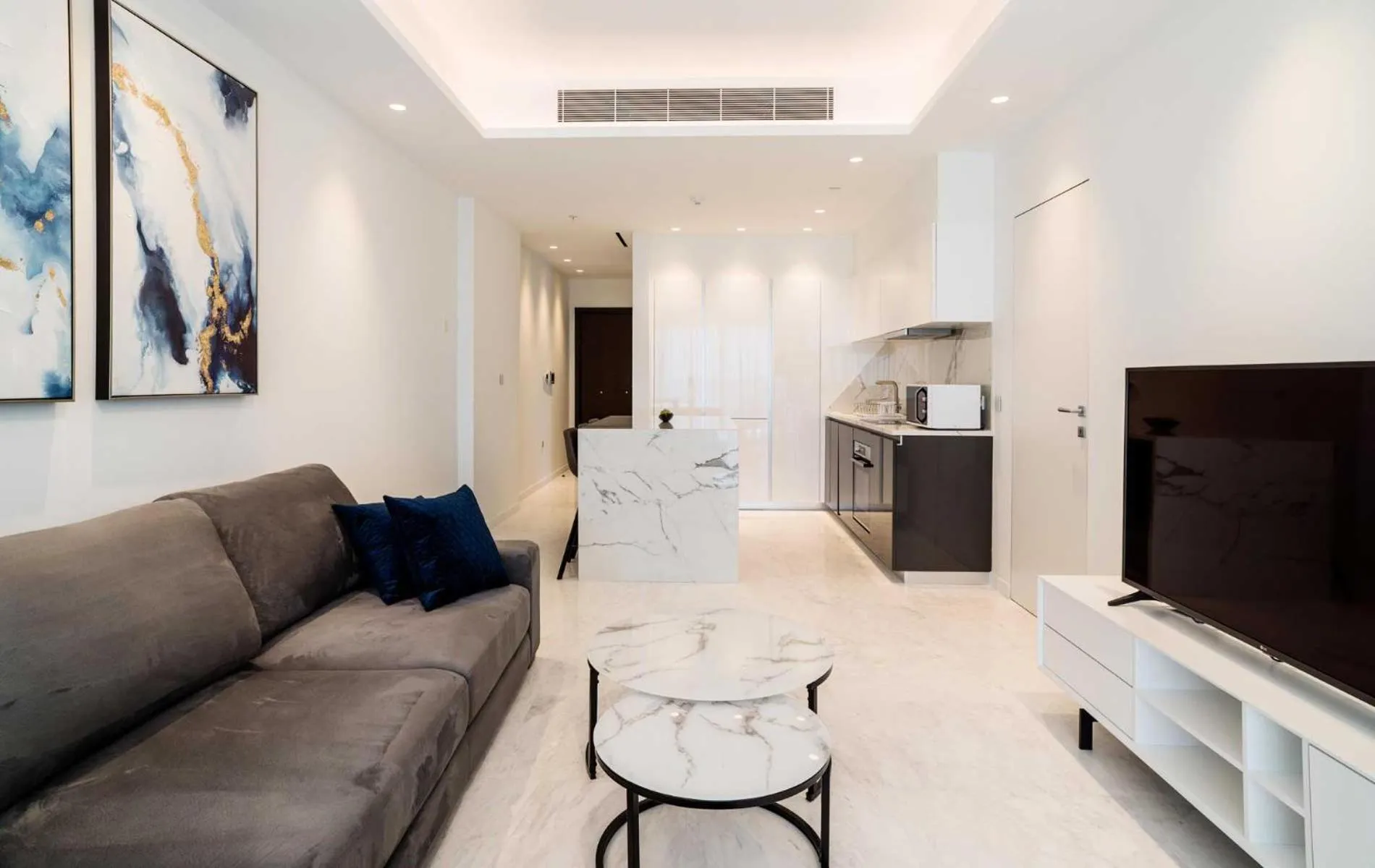 Seating area in The Tower at St Raphael Resort