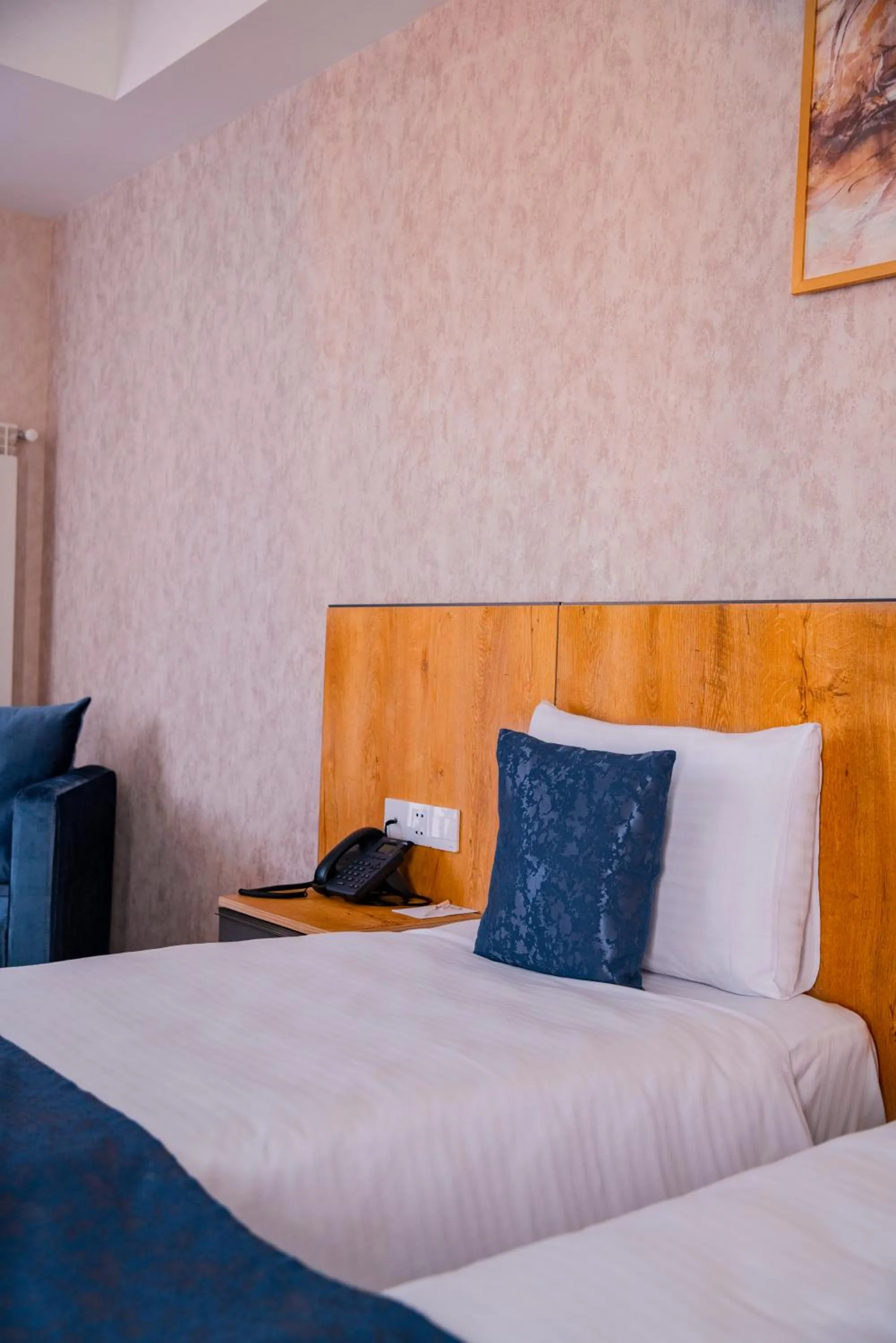 Bed in Arion Hotel Baku