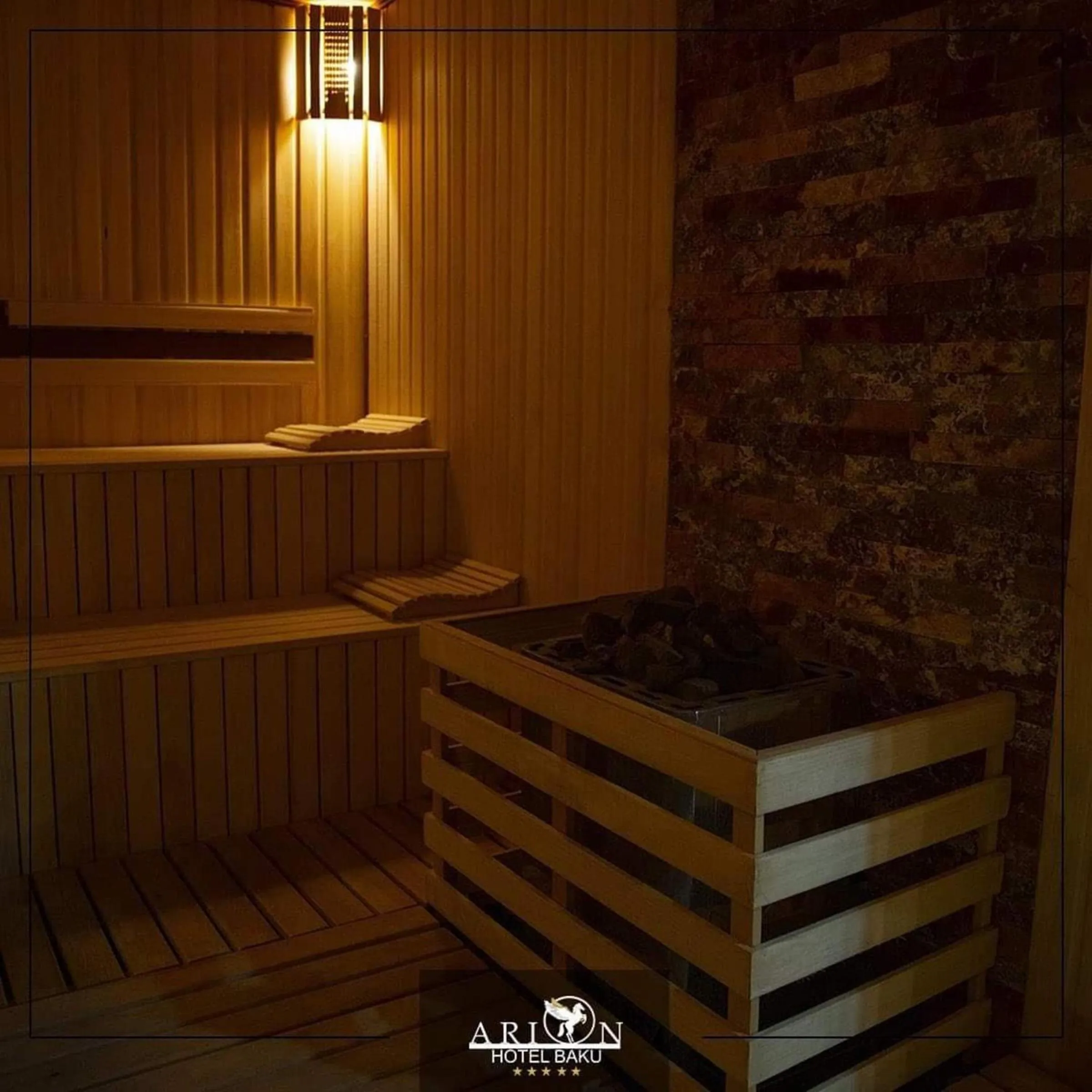 Sauna in Arion Hotel Baku