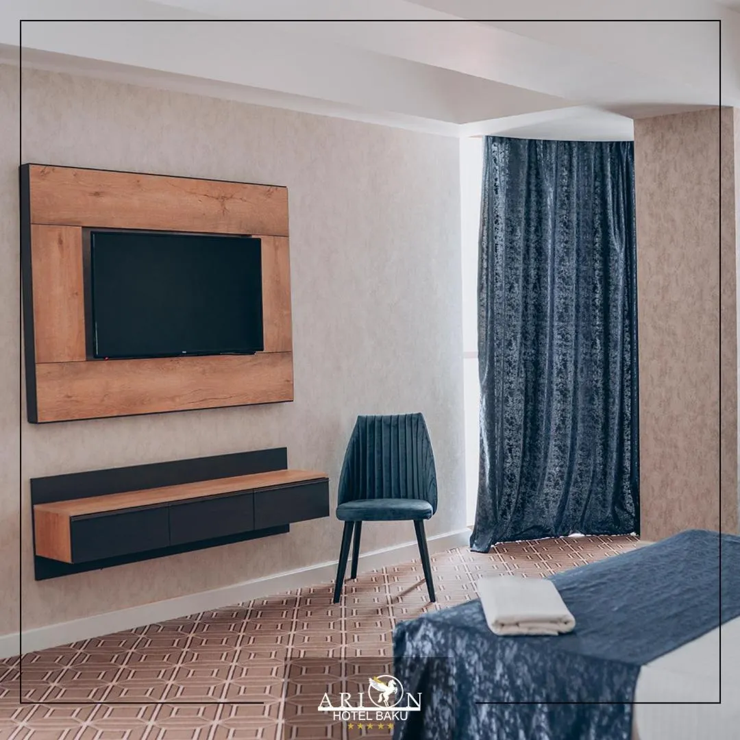 Bed in Arion Hotel Baku