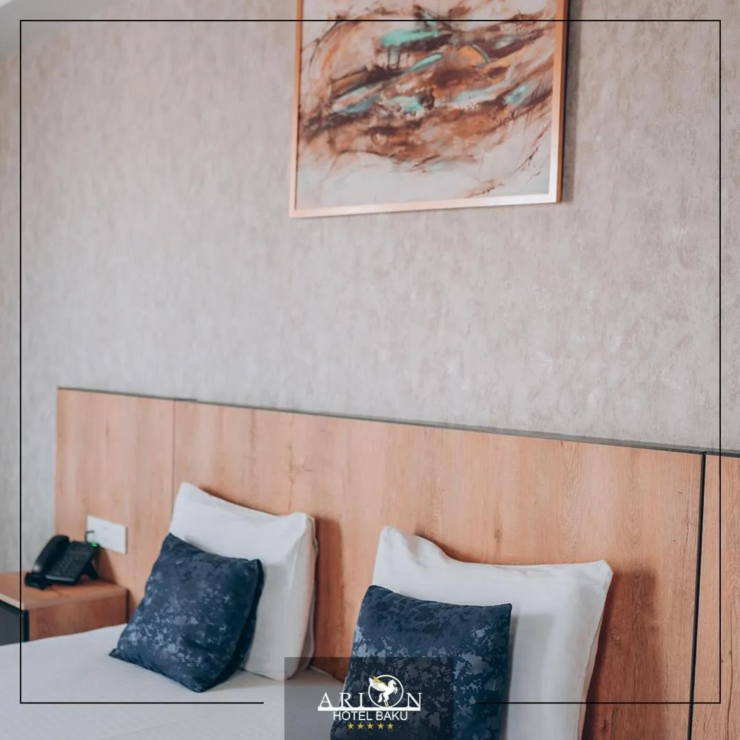 Bed in Arion Hotel Baku