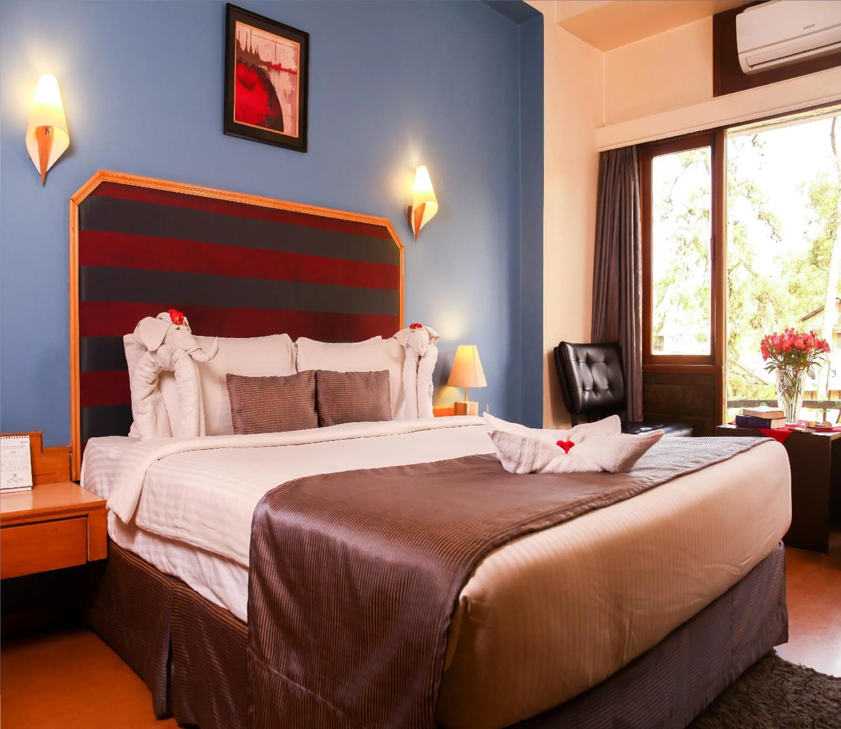 Bed in Hotel Polo Towers Shillong