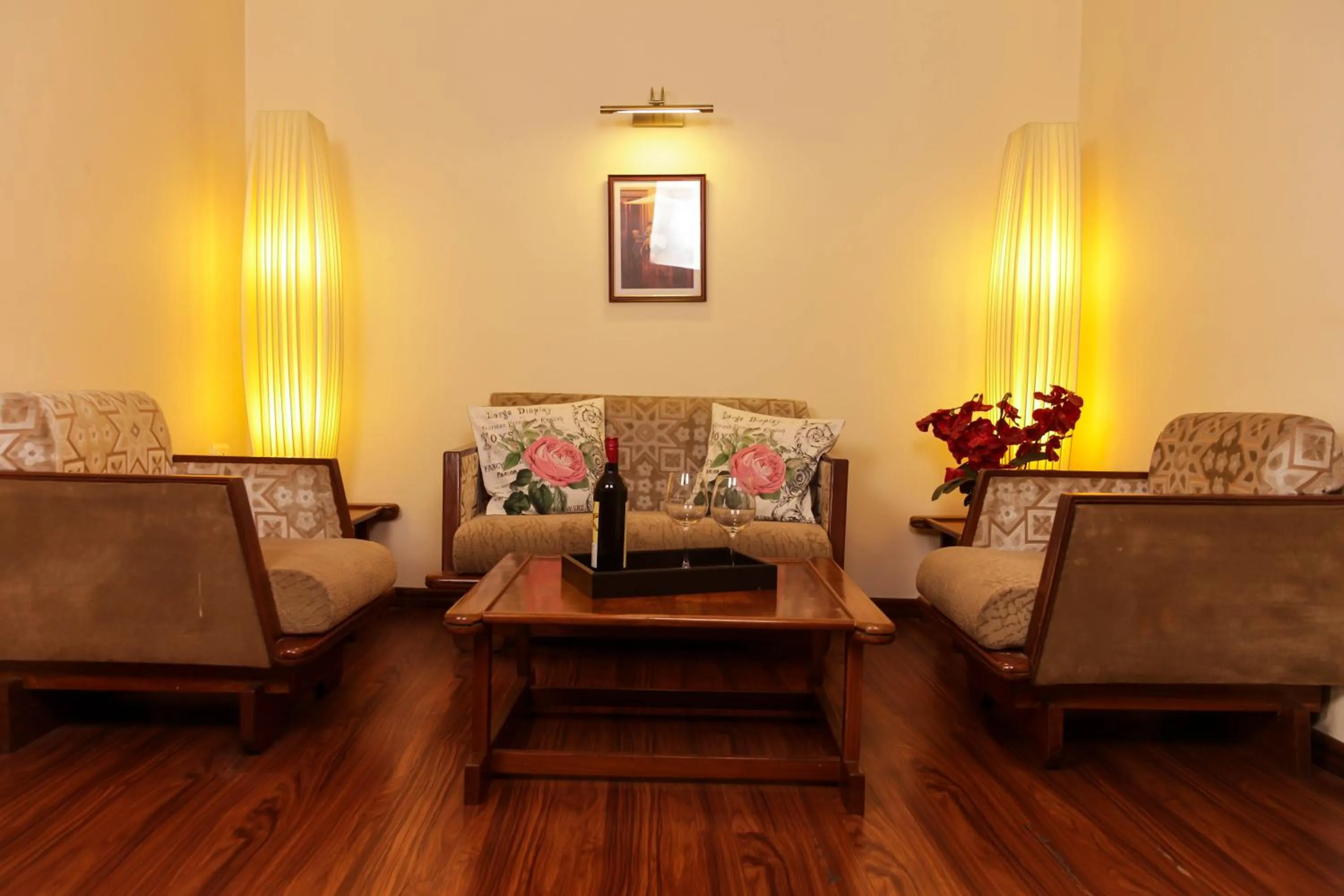 Living room in Hotel Polo Towers Shillong