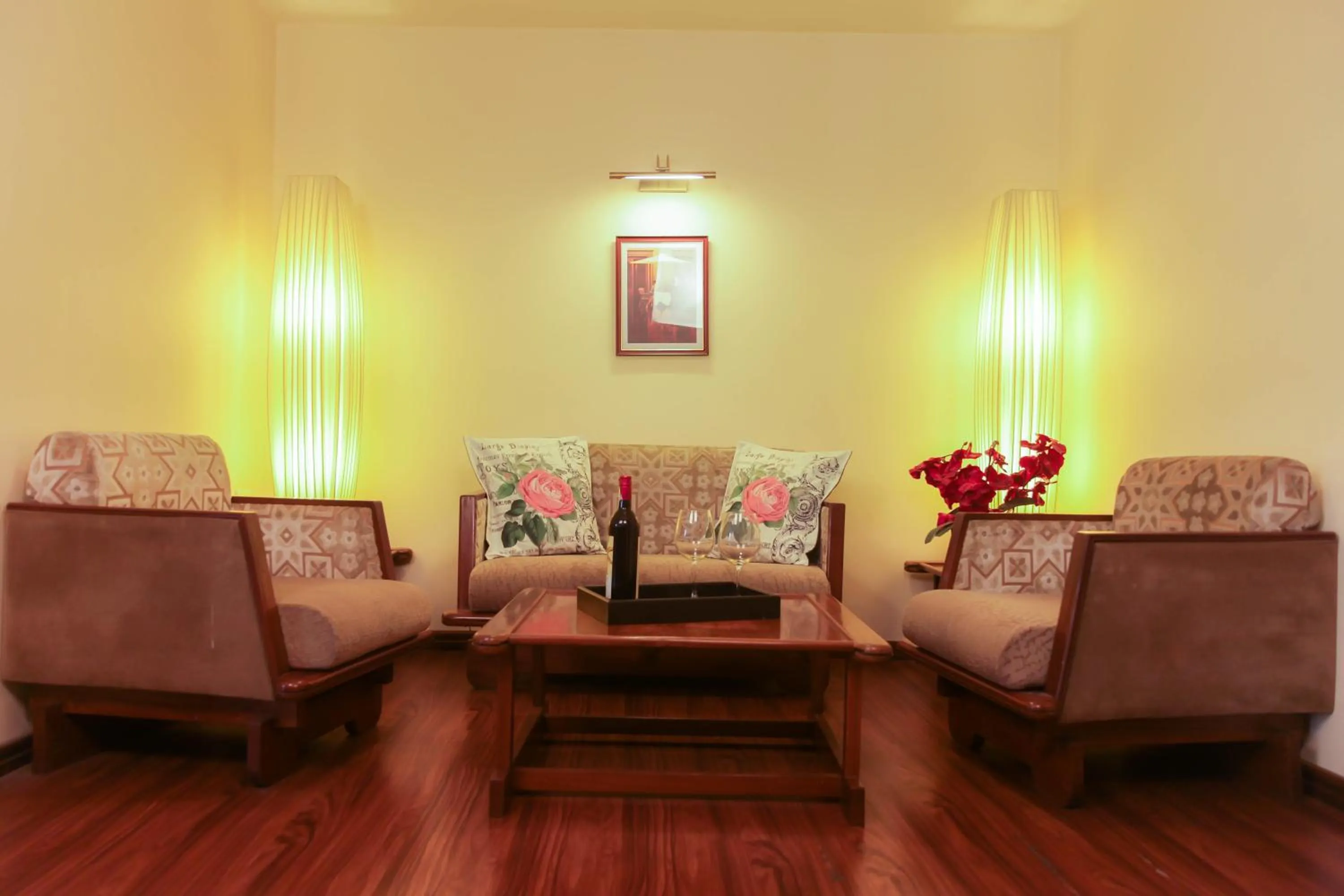 Living room in Hotel Polo Towers Shillong