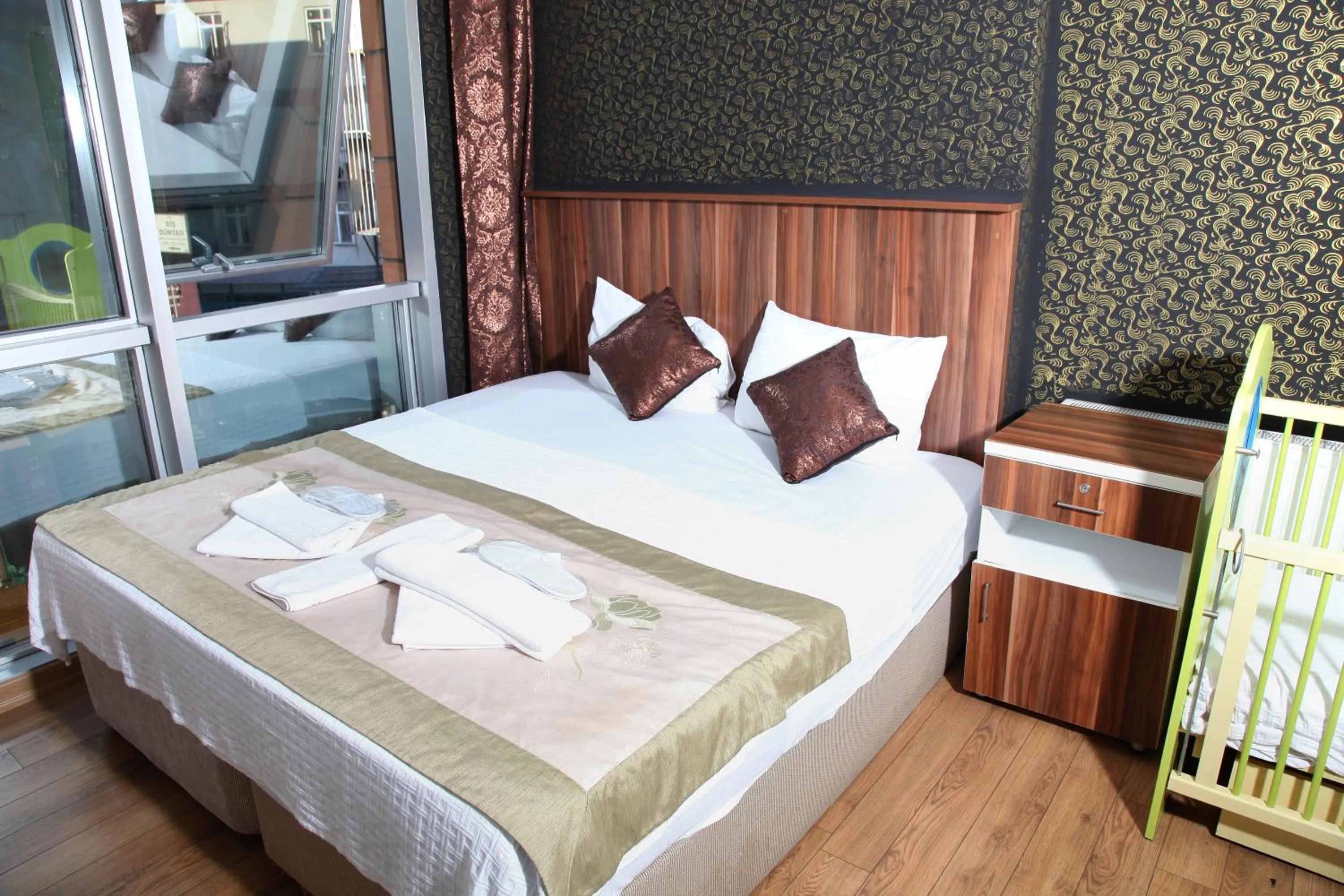 Bed in garden hill hotel