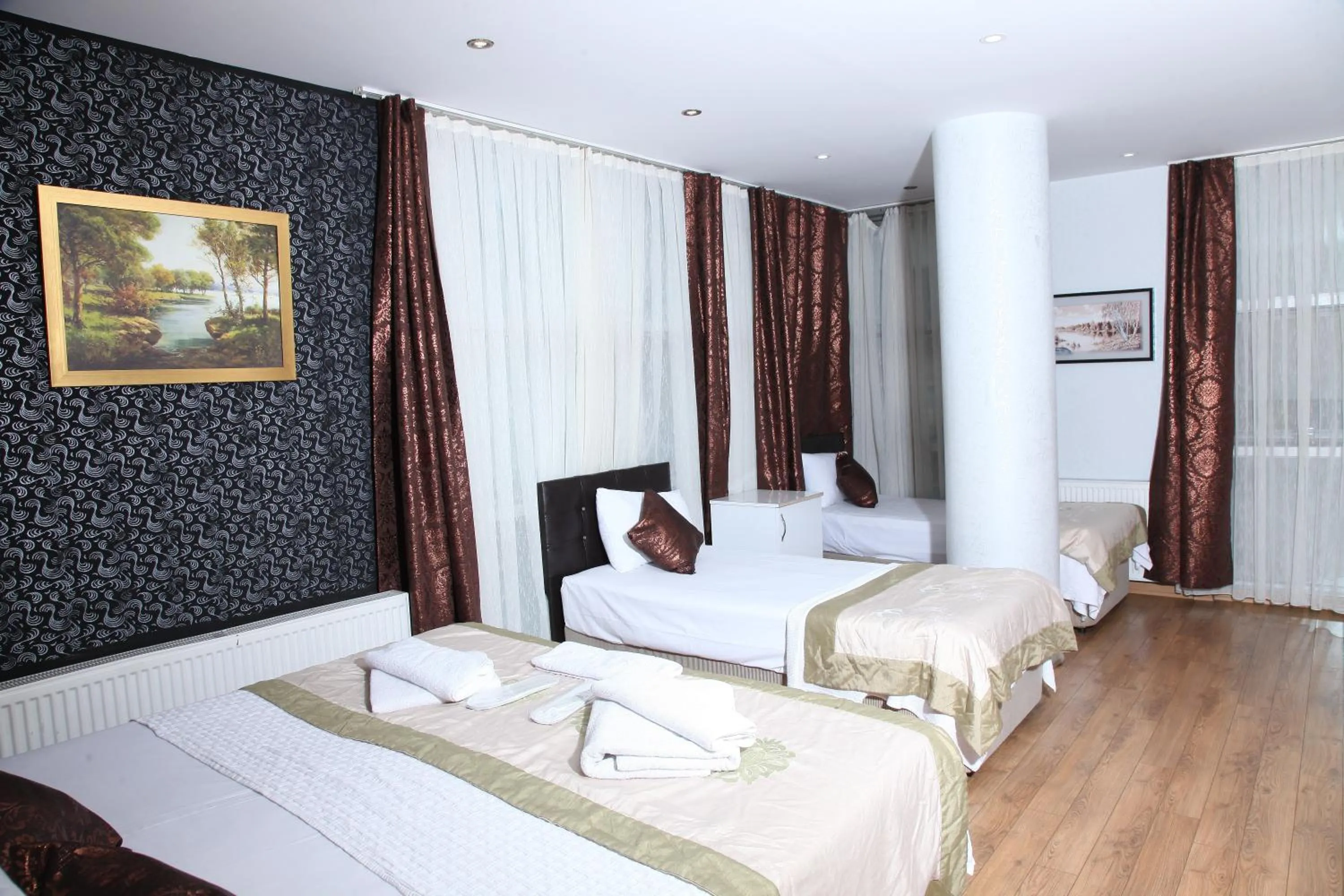 Bed in garden hill hotel