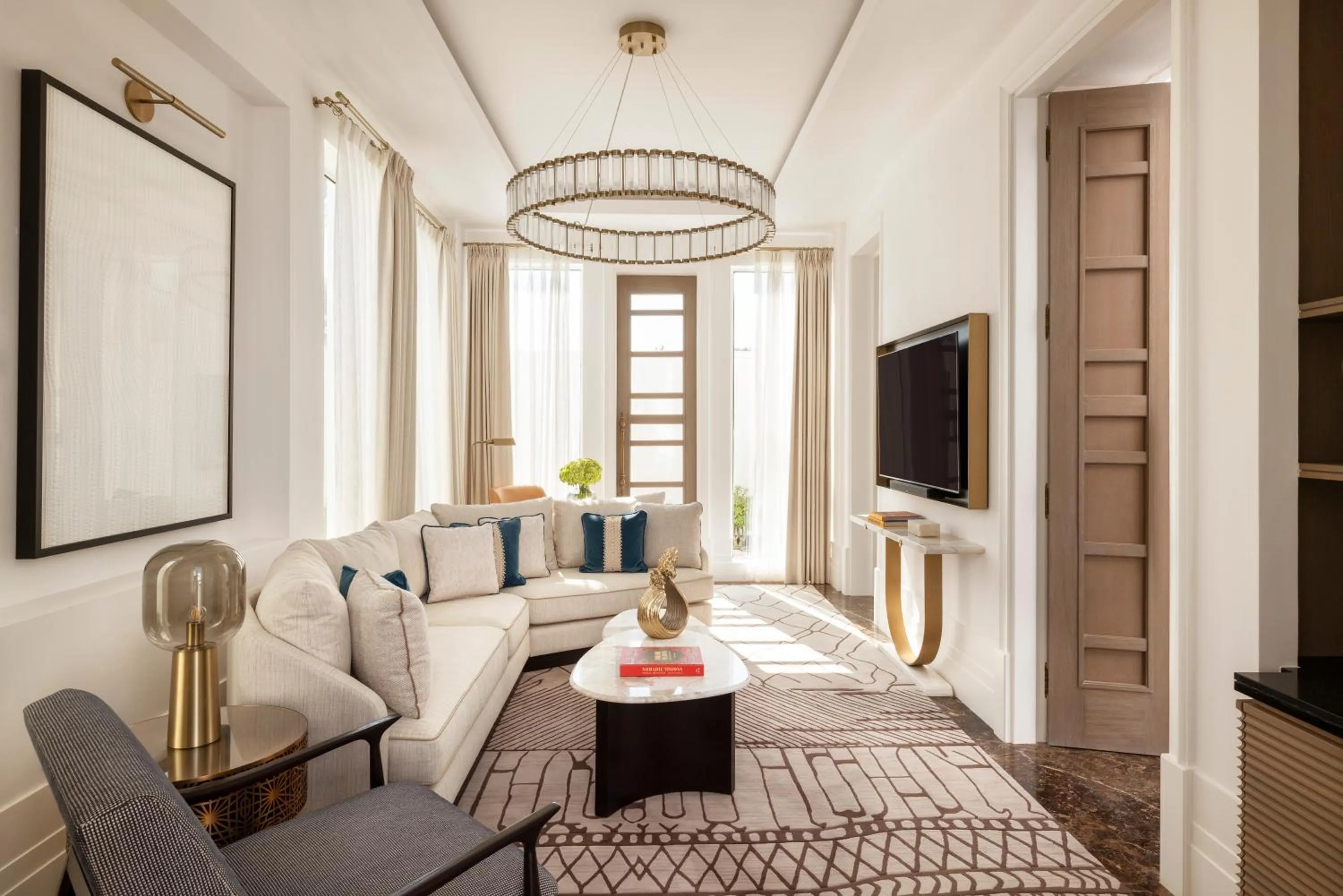 Living room in Raffles Al Areen Palace Bahrain