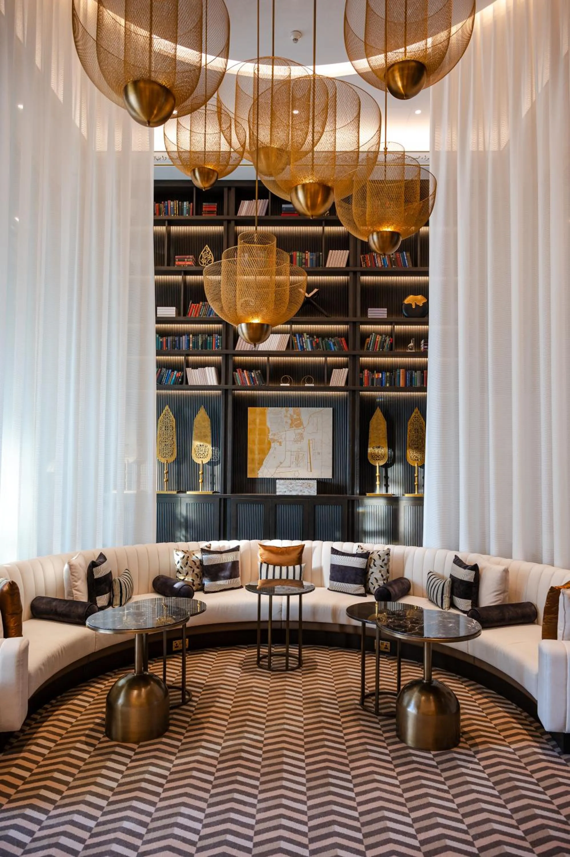 Library in Raffles Al Areen Palace Bahrain