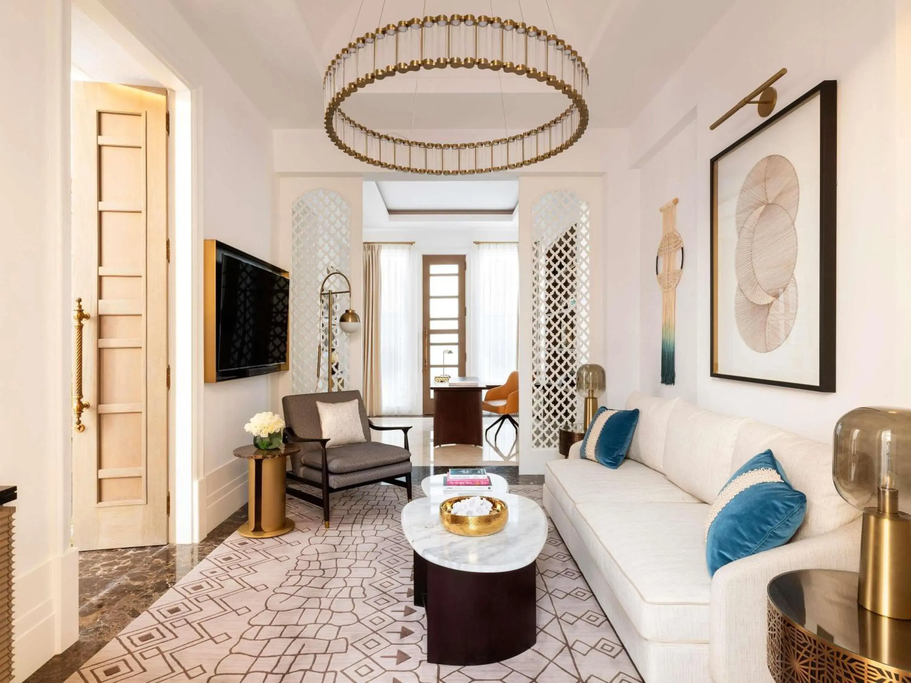 Bedroom in Raffles Al Areen Palace Bahrain Bedroom in Raffles Al Areen Palace Bahrain