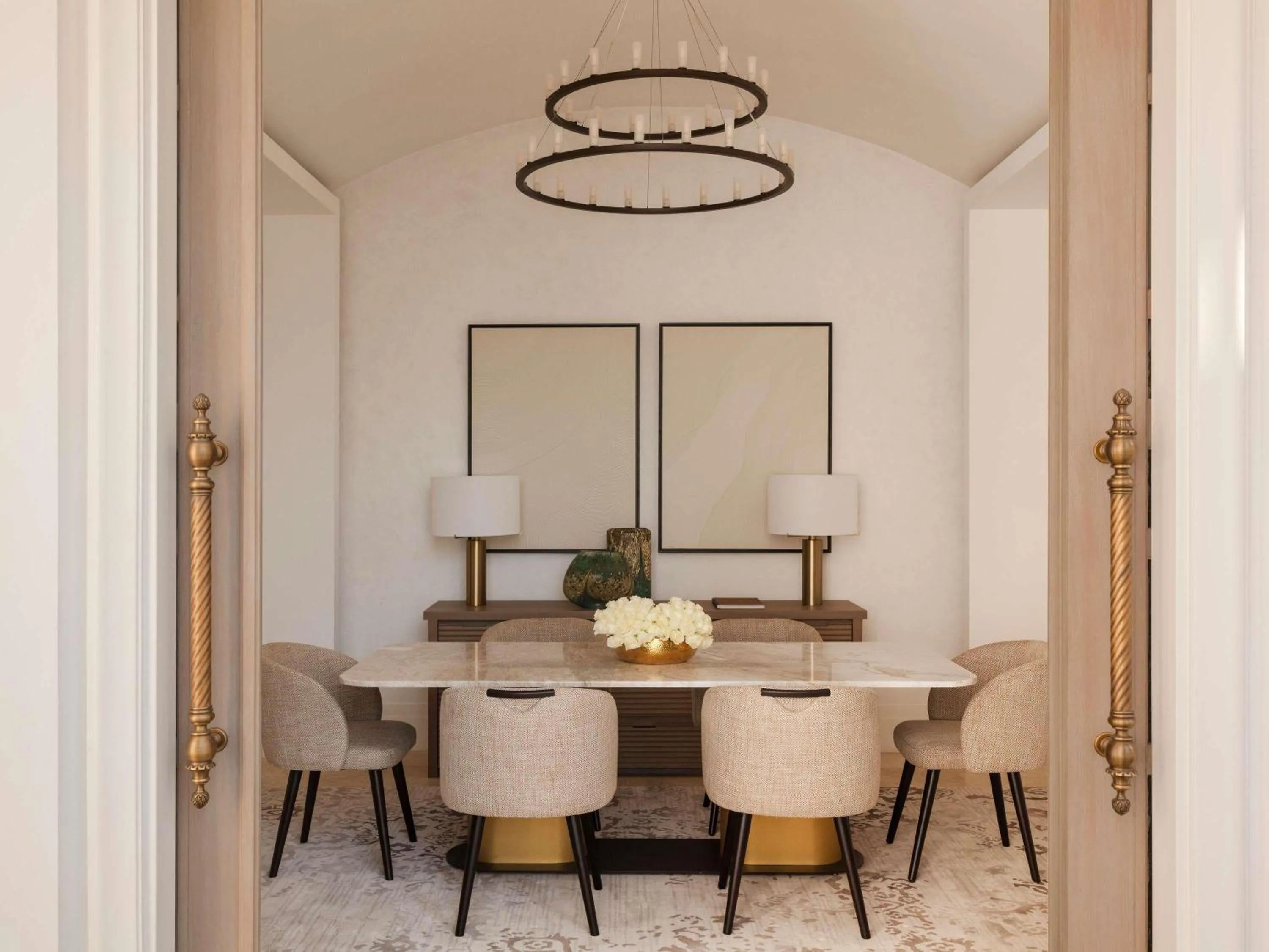 Bedroom in Raffles Al Areen Palace Bahrain