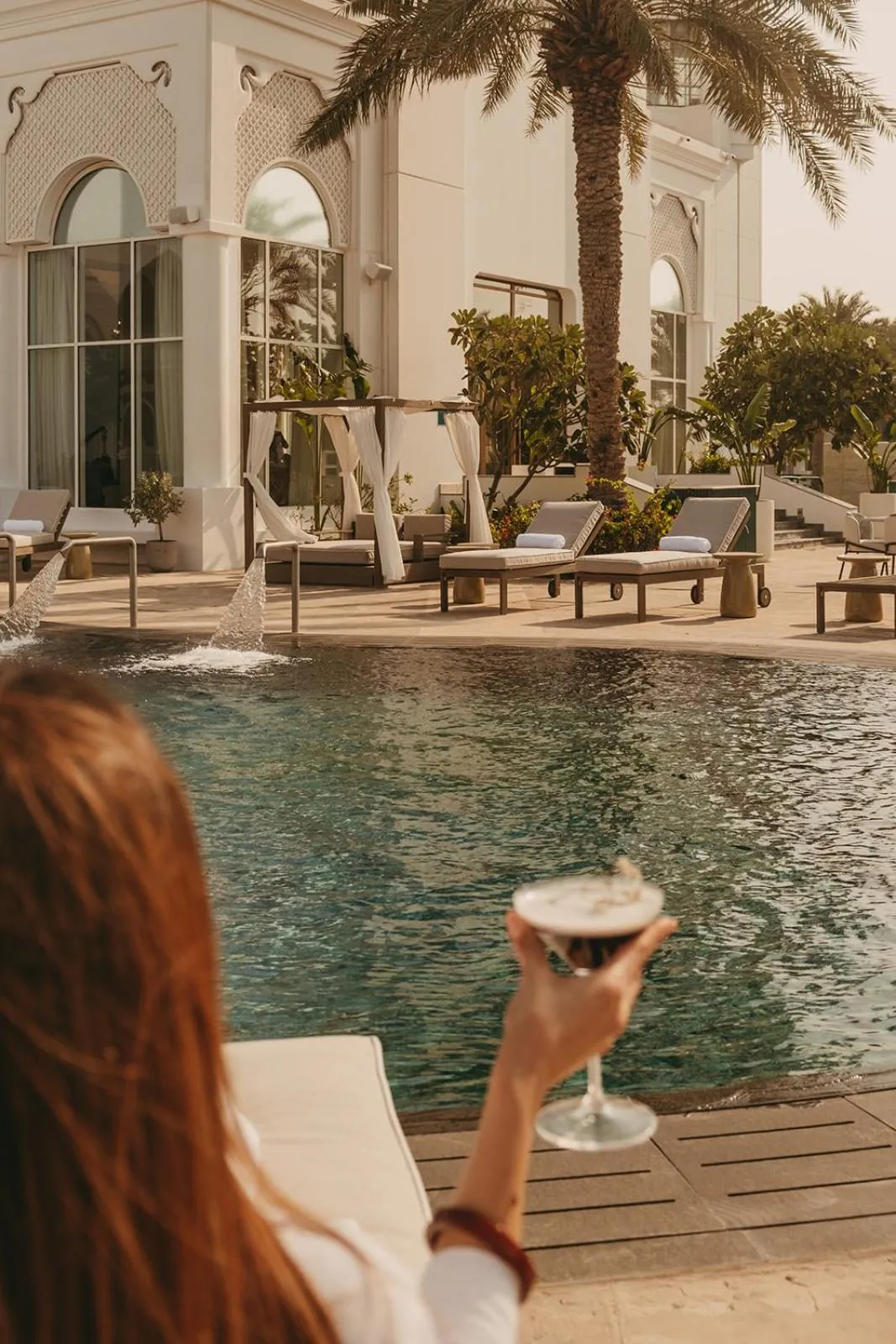 Swimming pool in Raffles Al Areen Palace Bahrain