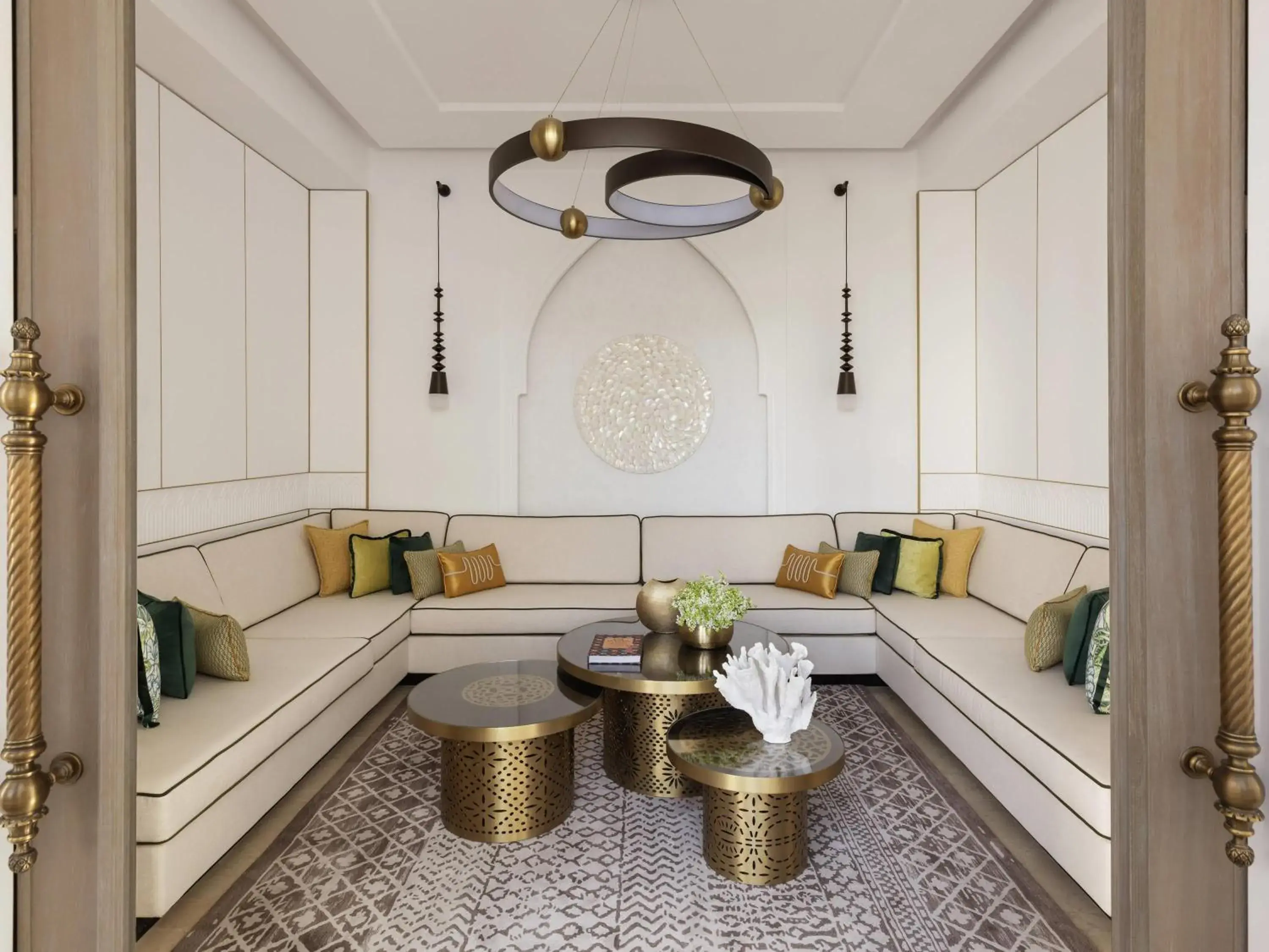 Bedroom in Raffles Al Areen Palace Bahrain Bedroom in Raffles Al Areen Palace Bahrain