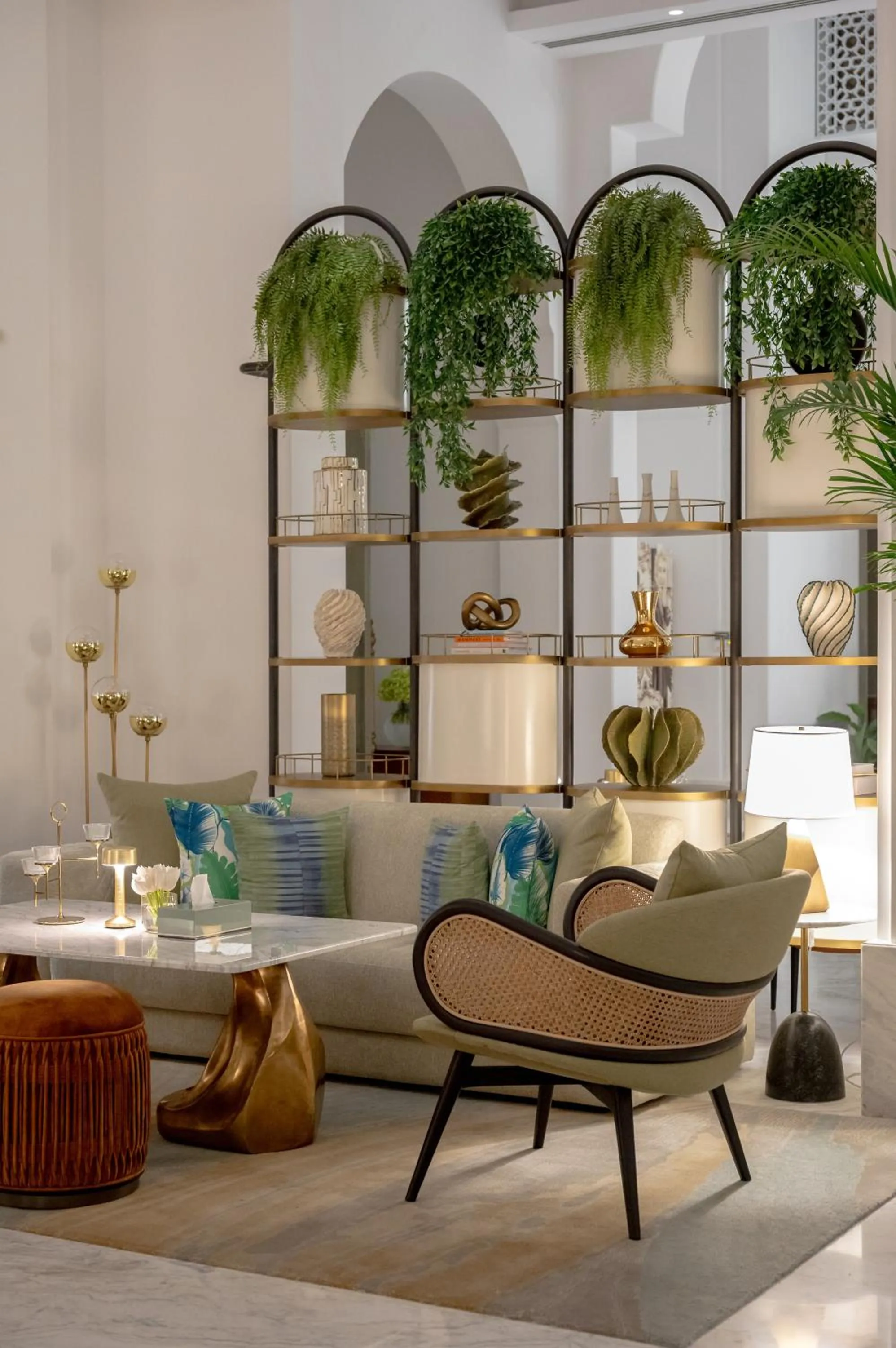 Lobby or reception in Raffles Al Areen Palace Bahrain