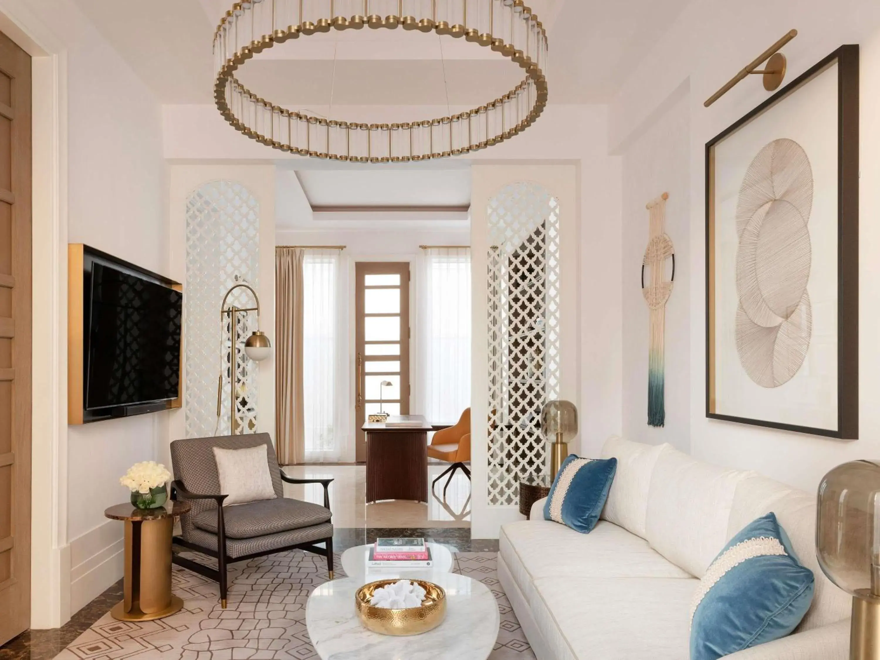 Bedroom in Raffles Al Areen Palace Bahrain Bedroom in Raffles Al Areen Palace Bahrain