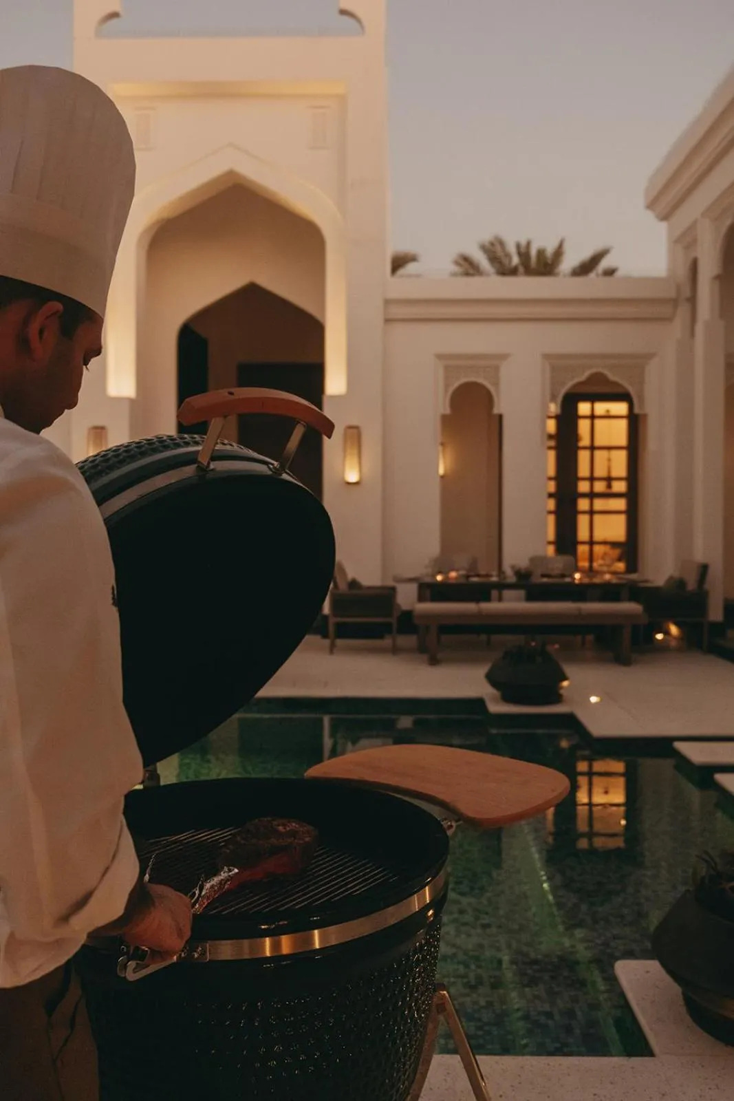 Dinner in Raffles Al Areen Palace Bahrain