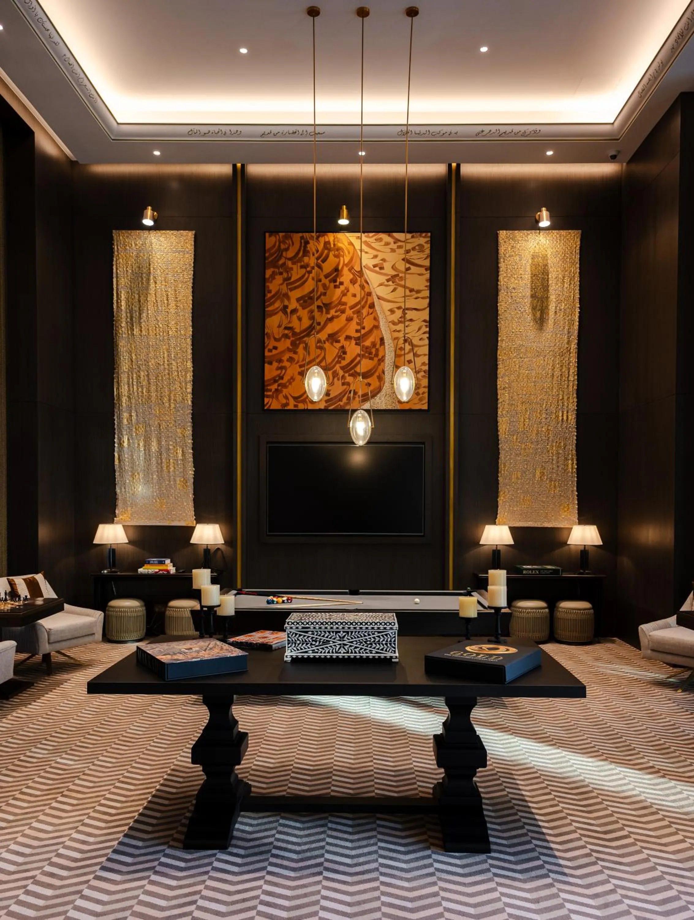 Library in Raffles Al Areen Palace Bahrain