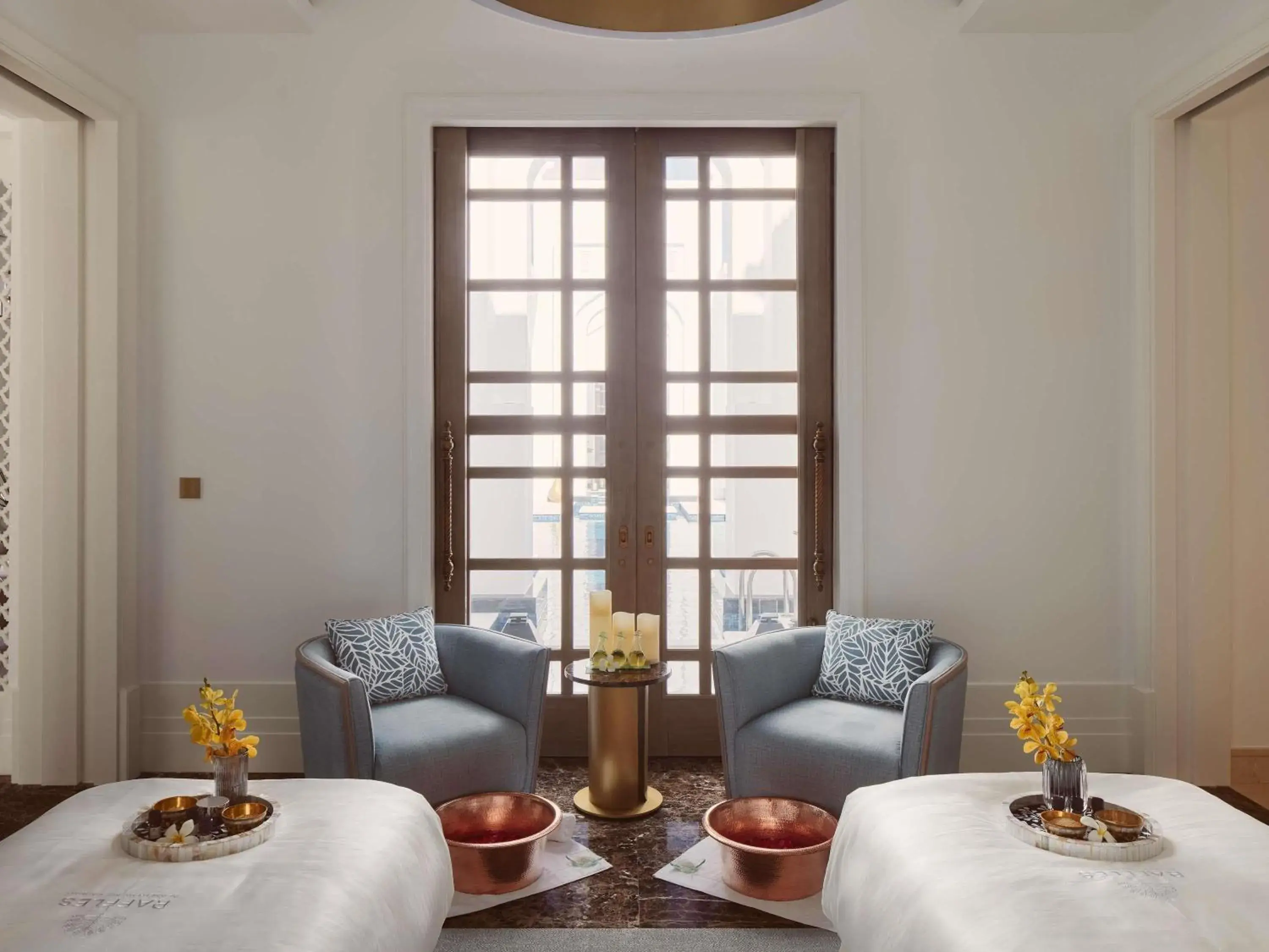 Spa and wellness centre/facilities in Raffles Al Areen Palace Bahrain Spa and wellness centre/facilities in Raffles Al Areen Palace Bahrain