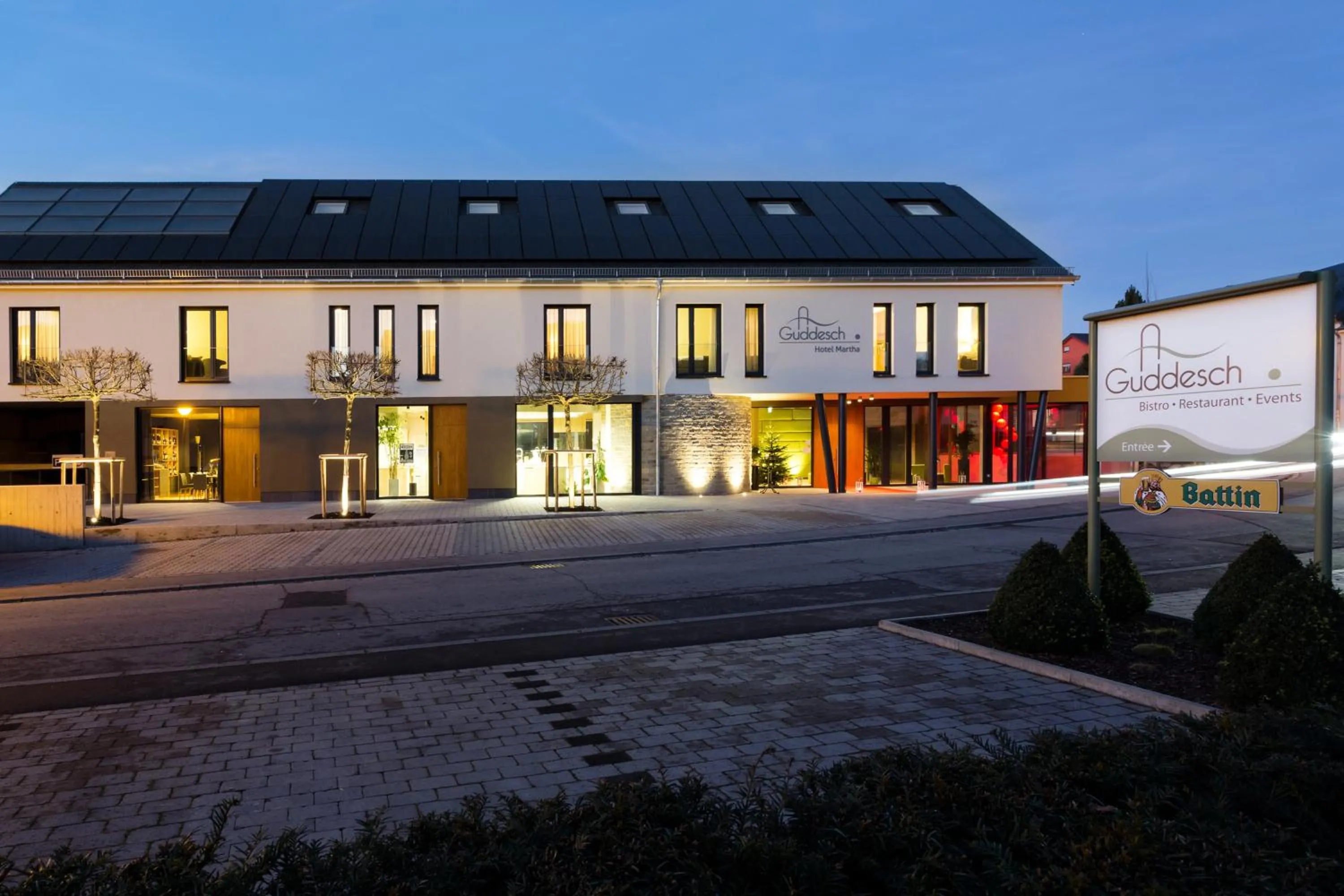 Property building in Hotel Martha