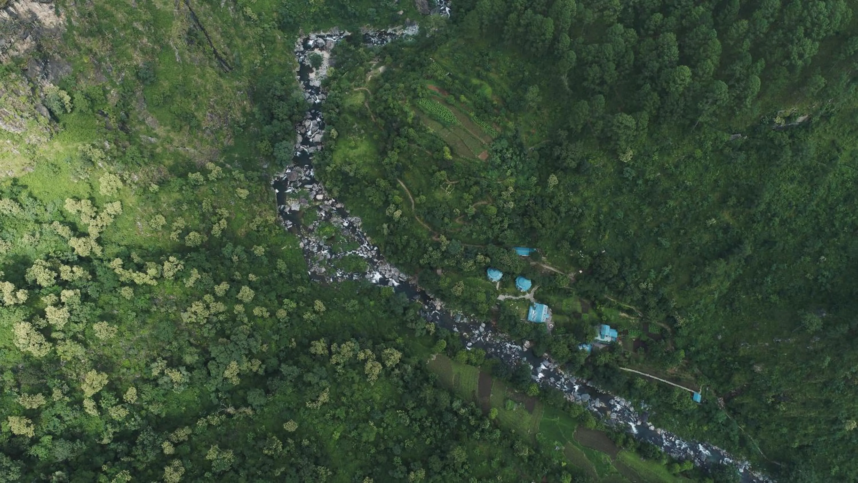 Bird's eye view in Soulitude by the Riverside