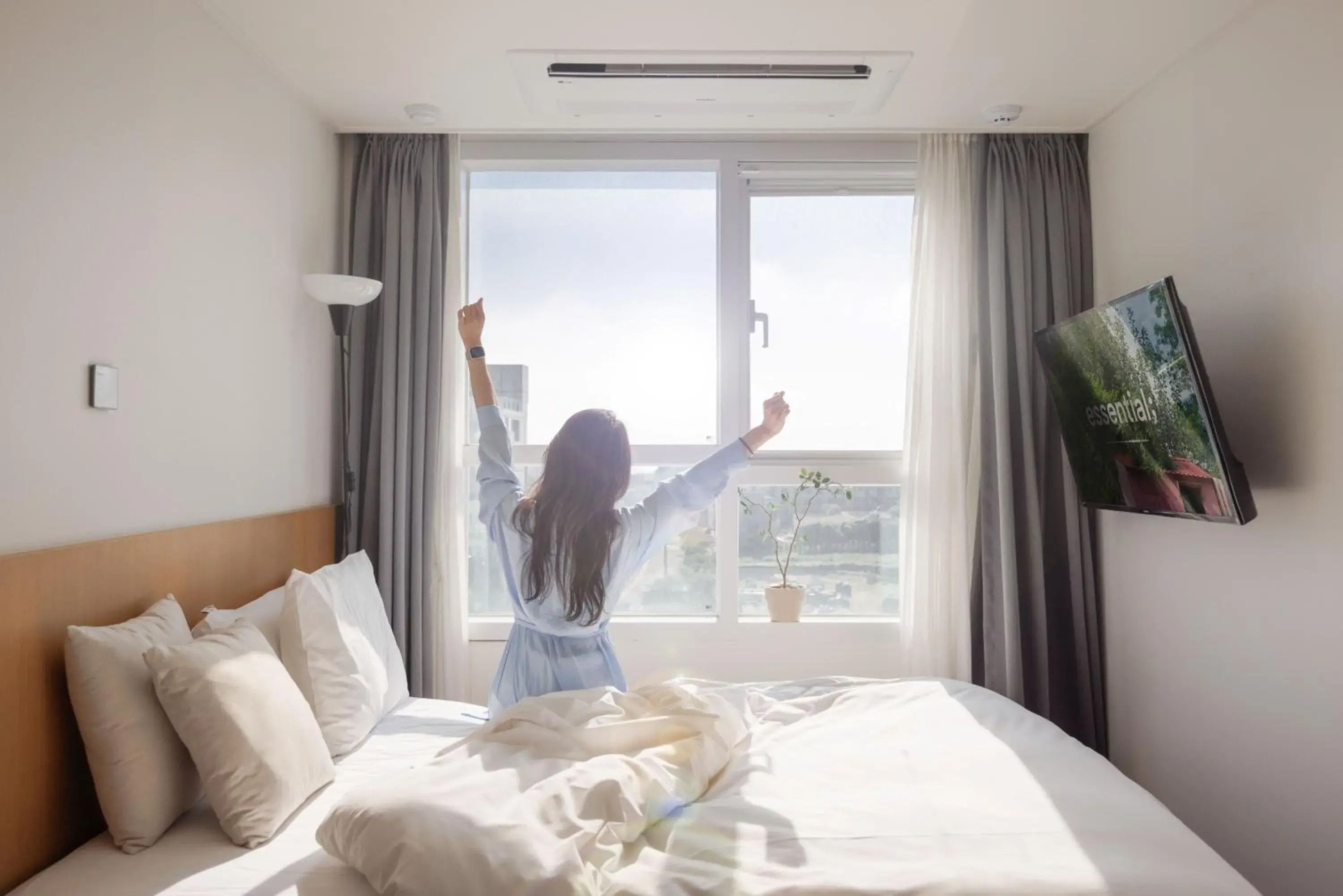 People, Bed in Kenny Stay Jeju Mosulpo People, Bed in Kenny Stay Jeju Mosulpo