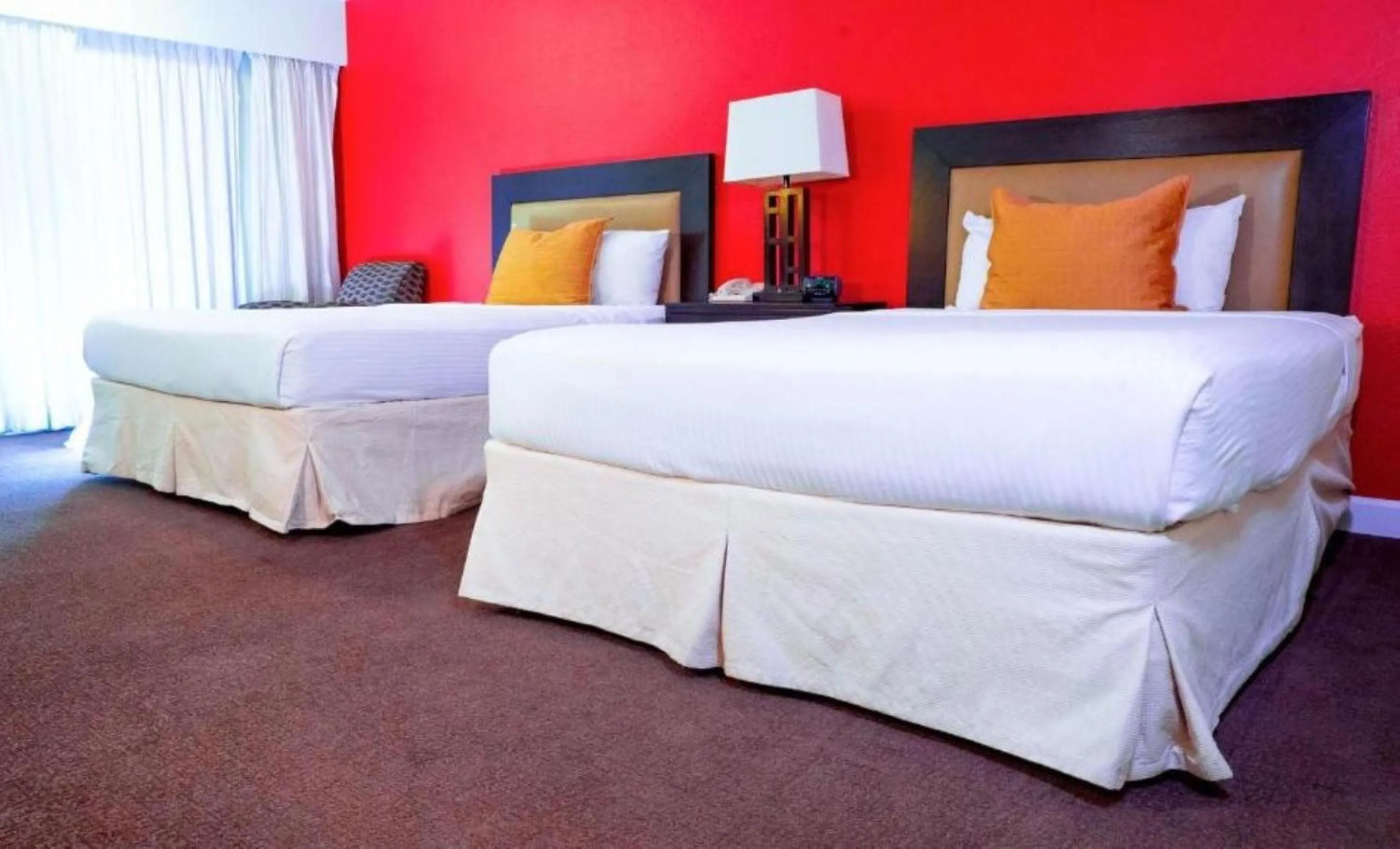 Bedroom, Bed in Studio 6 Anaheim Hills CA