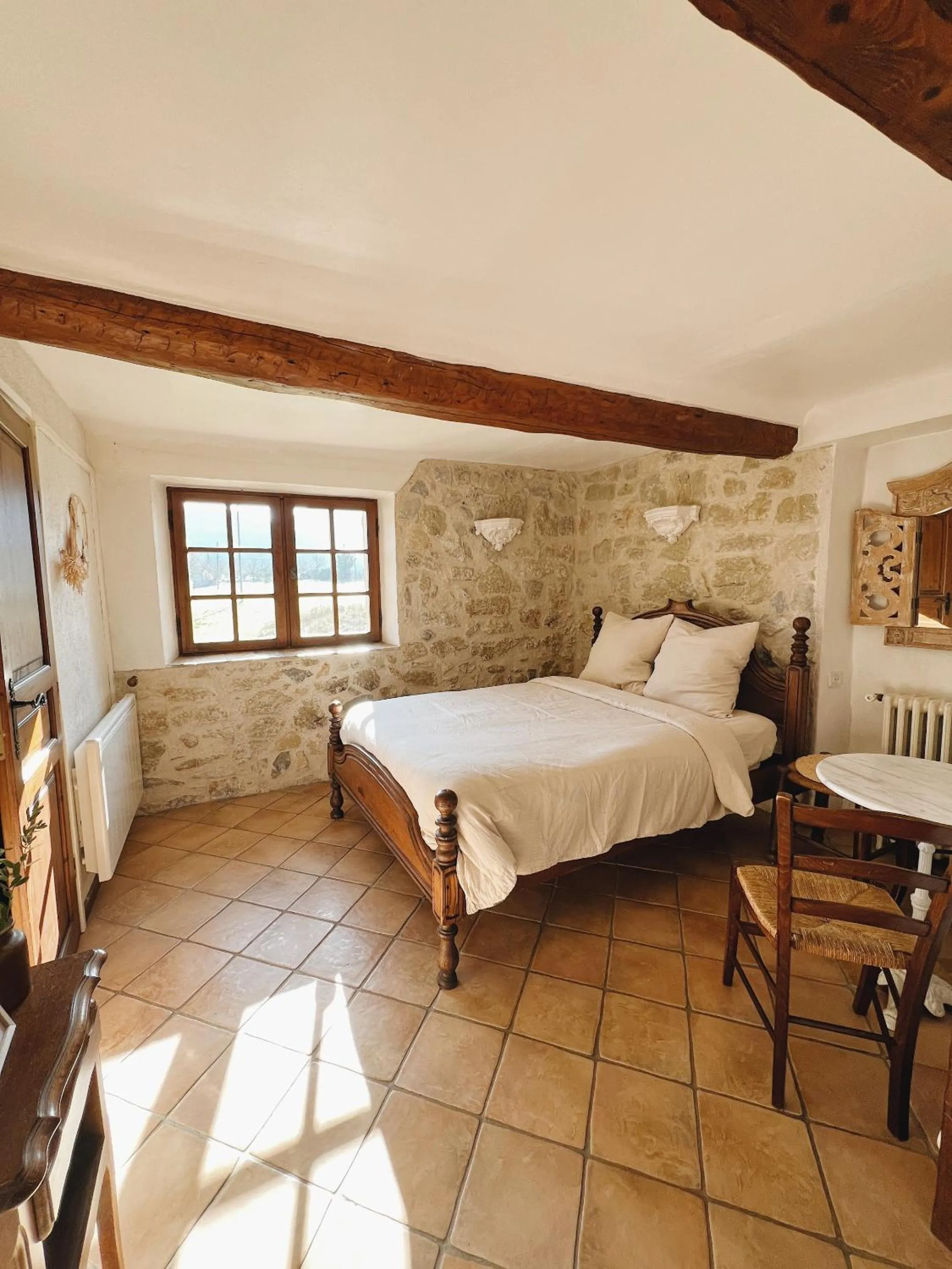 Bedroom, Bed in La Bastide des Pins