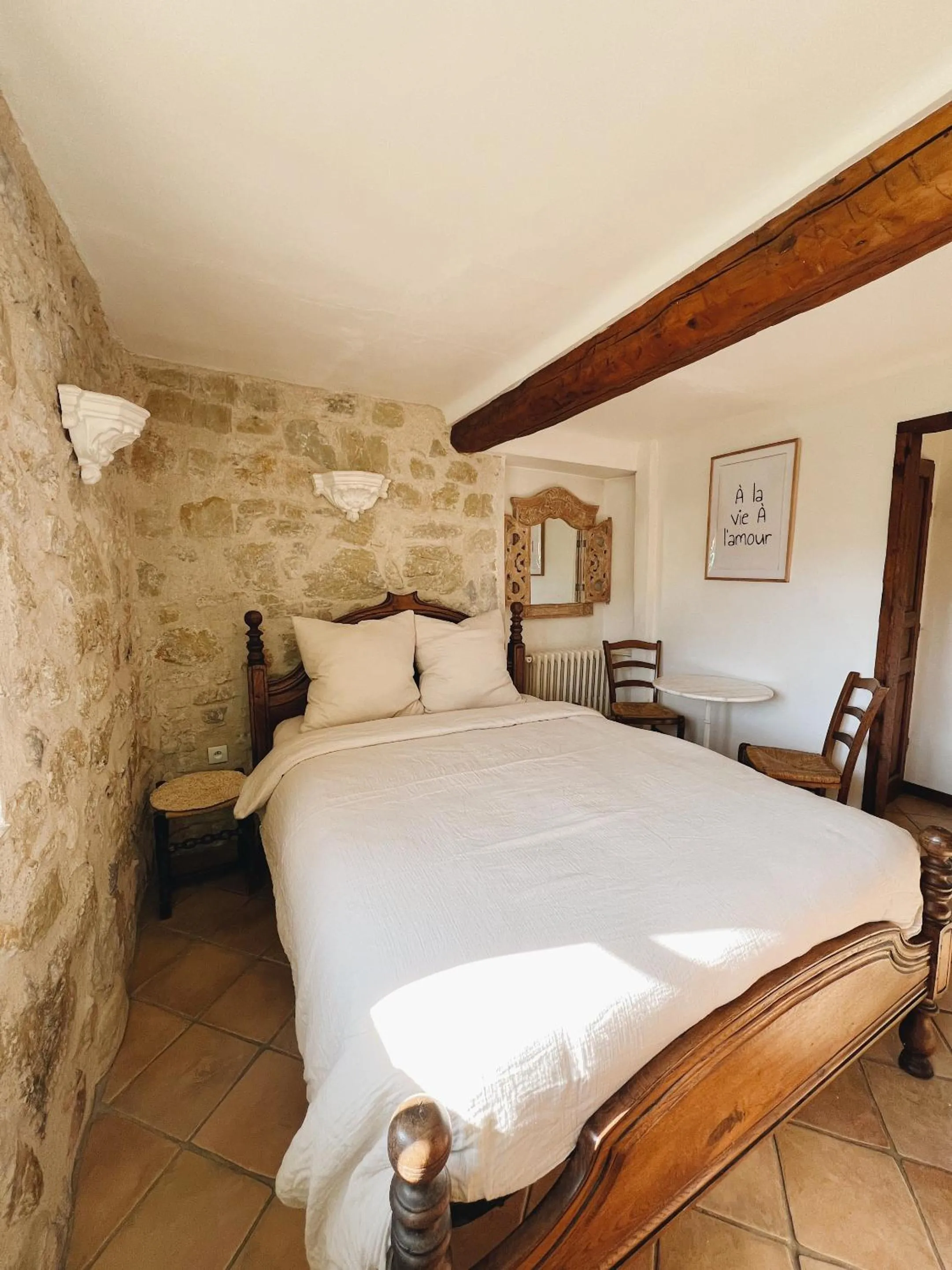 Bedroom, Bed in La Bastide des Pins