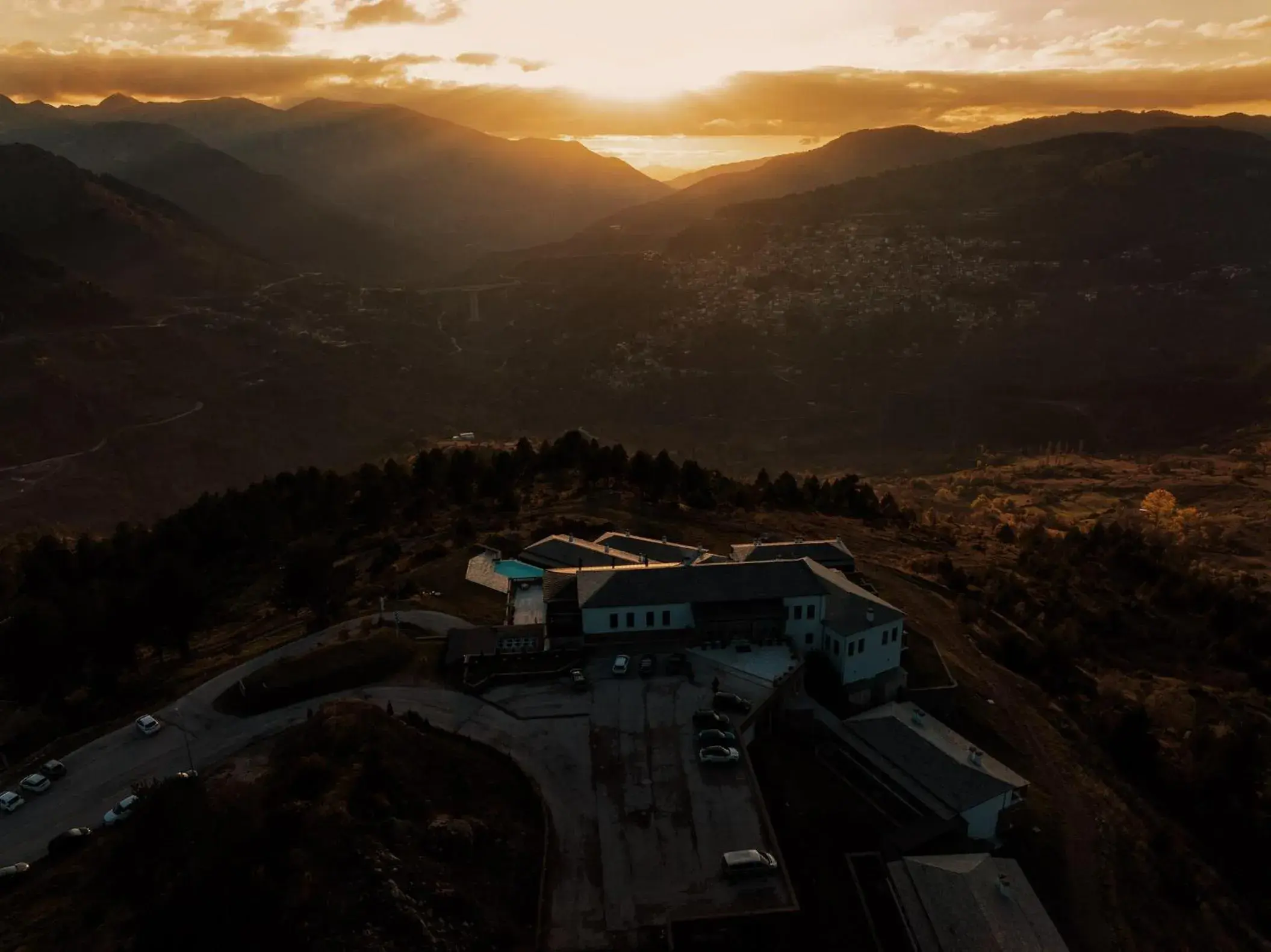 Bird's eye view in Grand Forest Metsovo - Leading Hotels of the World Bird's eye view in Grand Forest Metsovo - Leading Hotels of the World