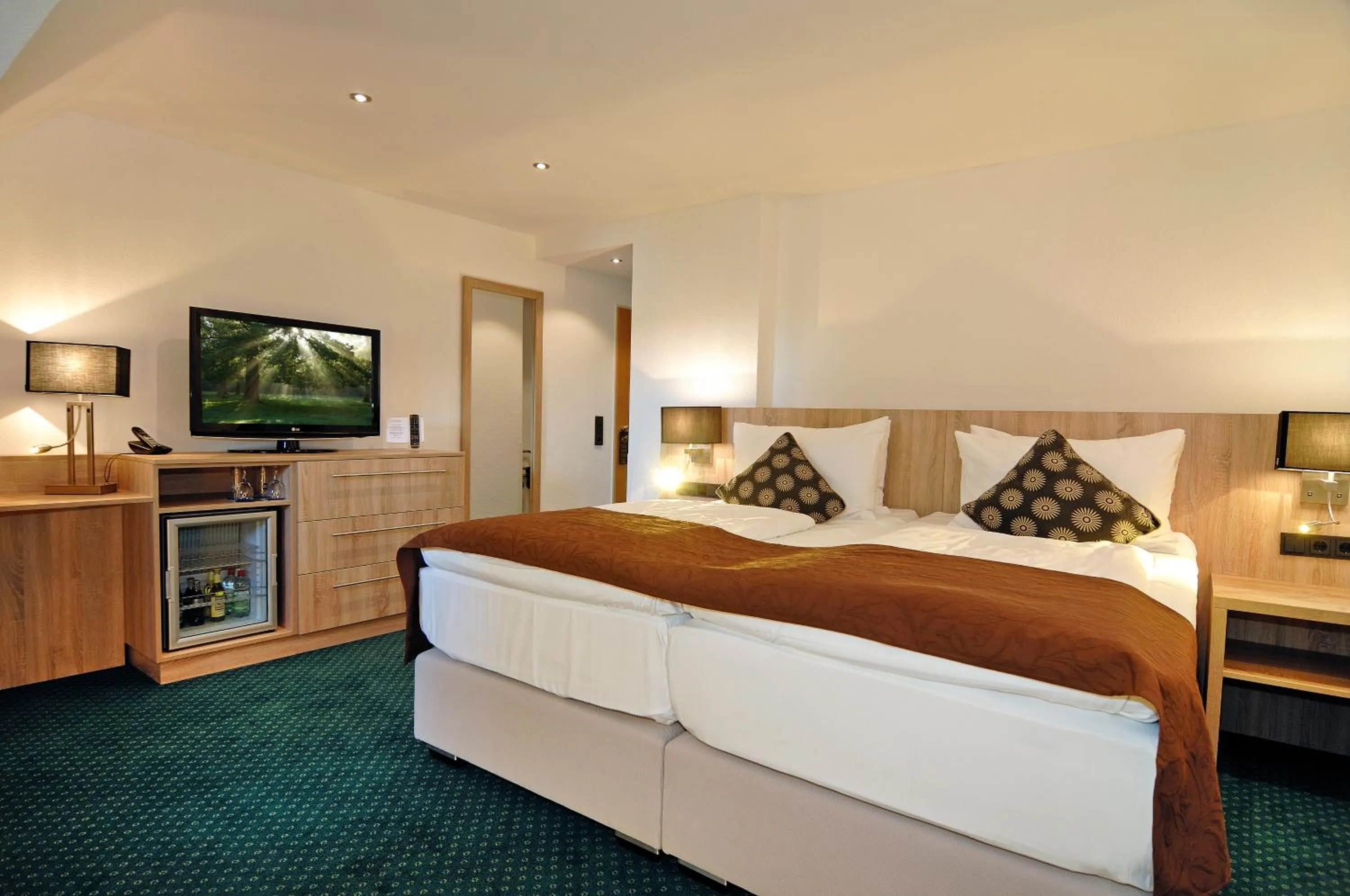 Bed in Hotel Allegro