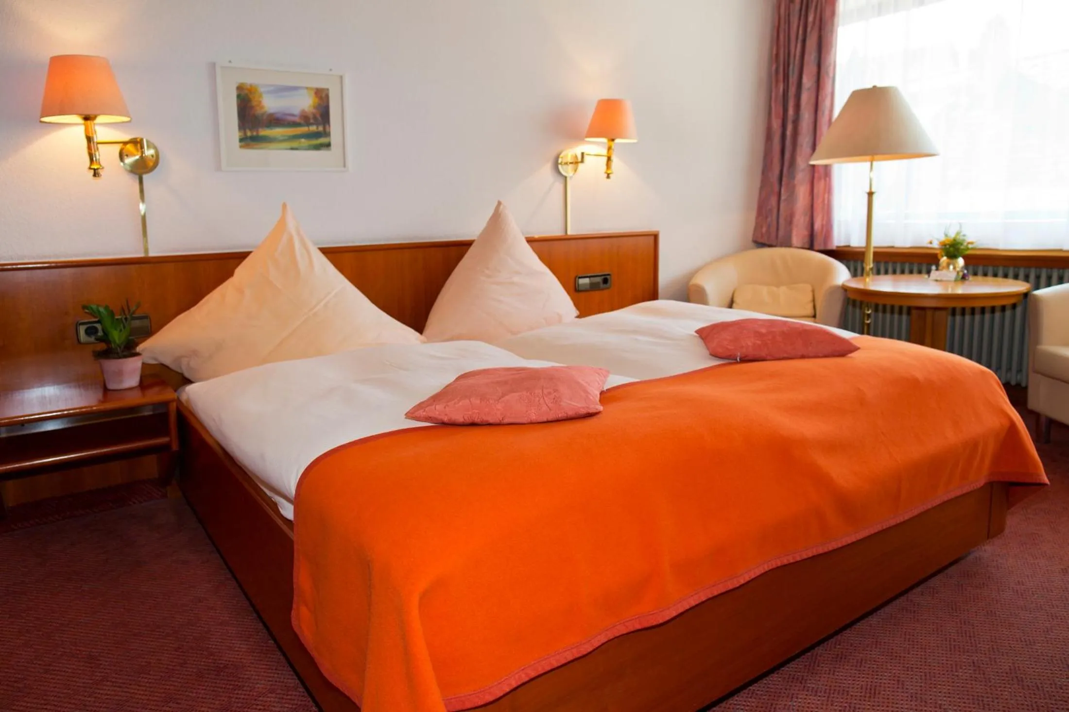 Bed in Hotel Buck
