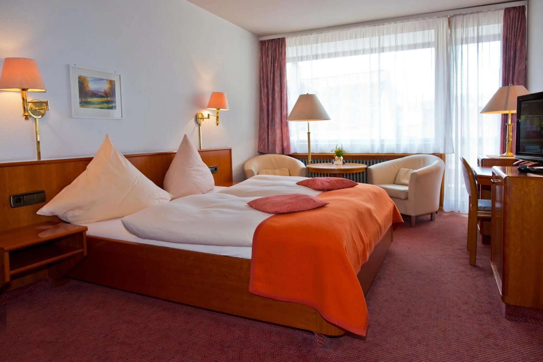 Bed in Hotel Buck