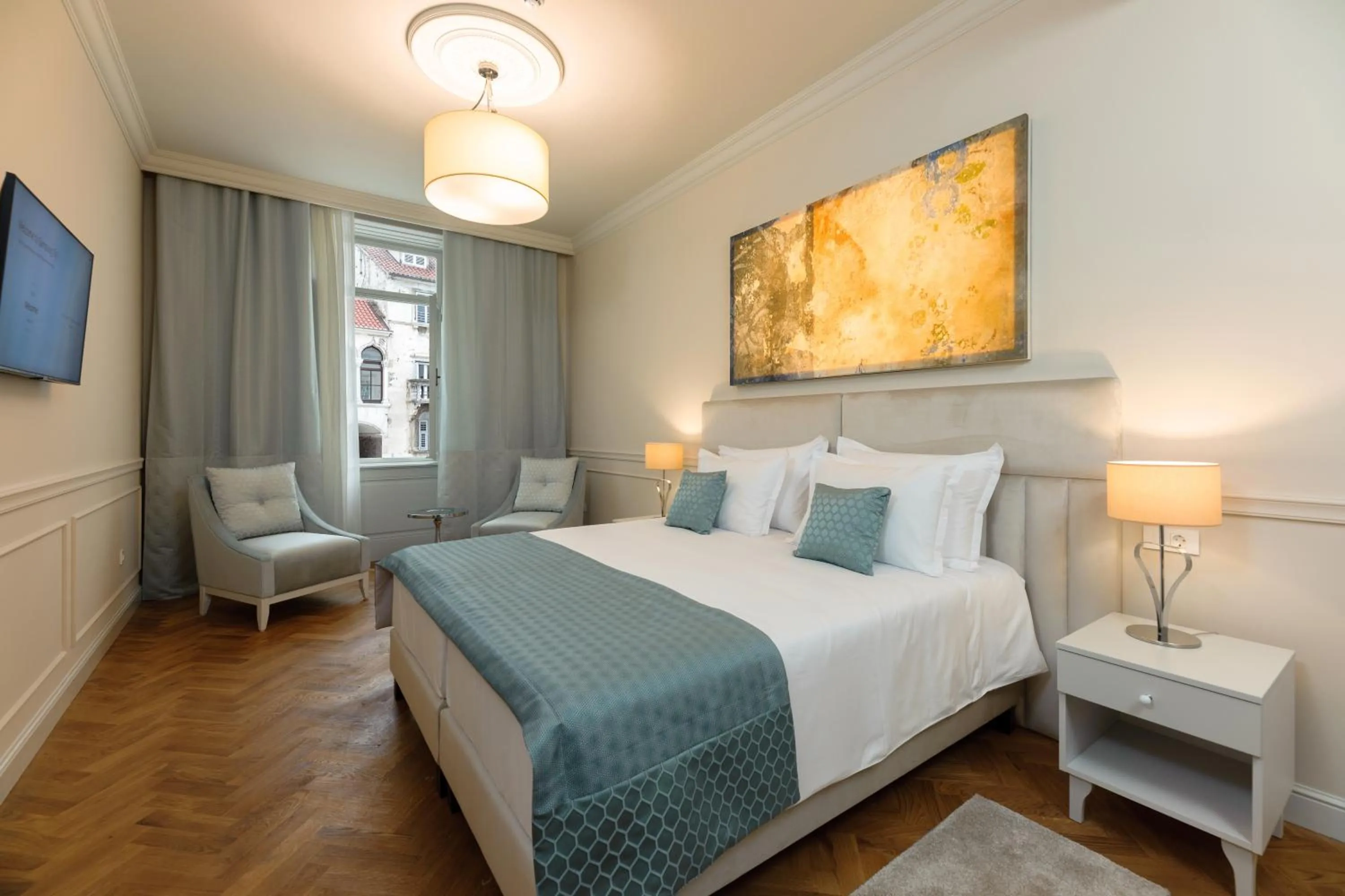 Bed in Heritage hotel Santa Lucia