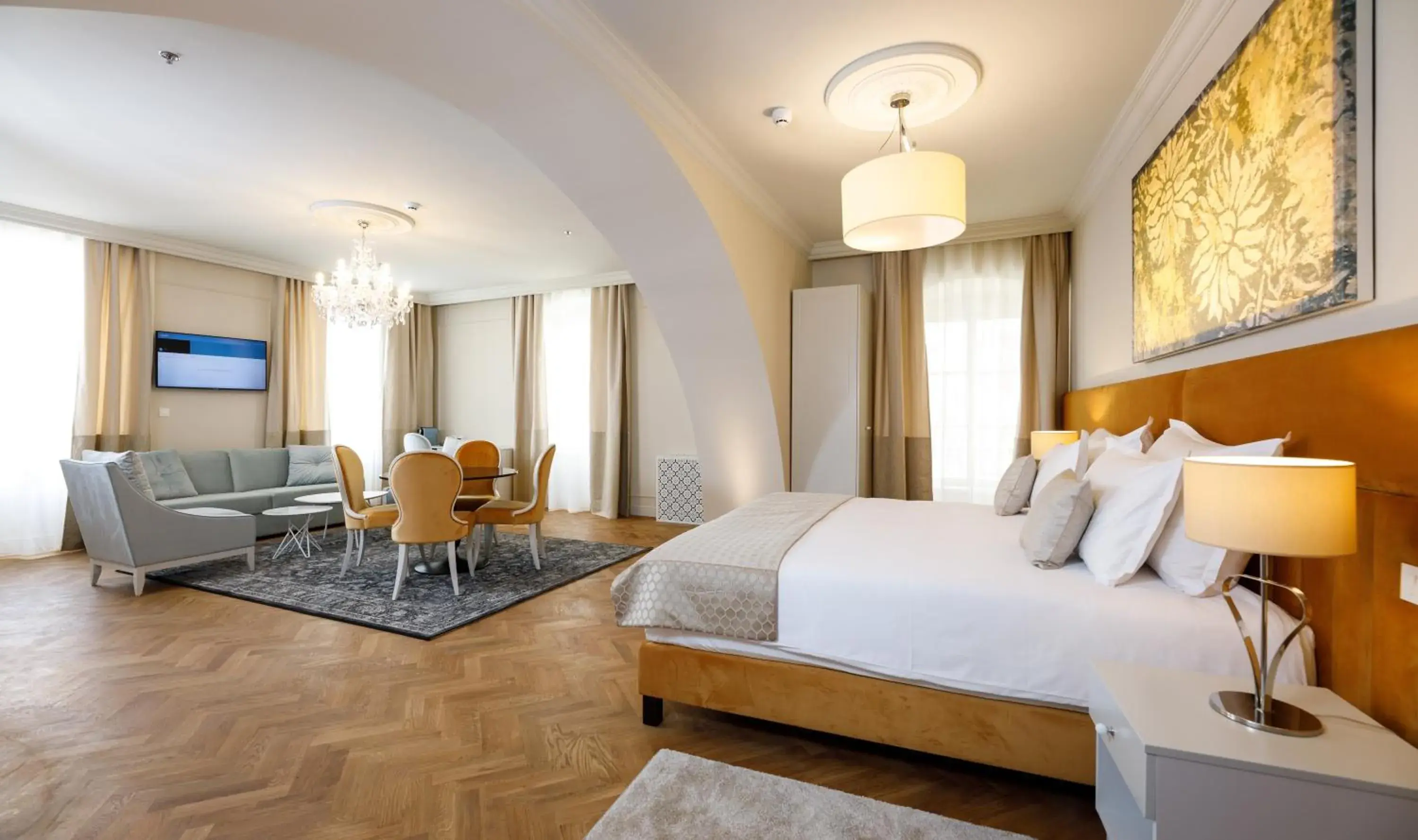 Bedroom, Bed in Heritage hotel Santa Lucia Bedroom, Bed in Heritage hotel Santa Lucia