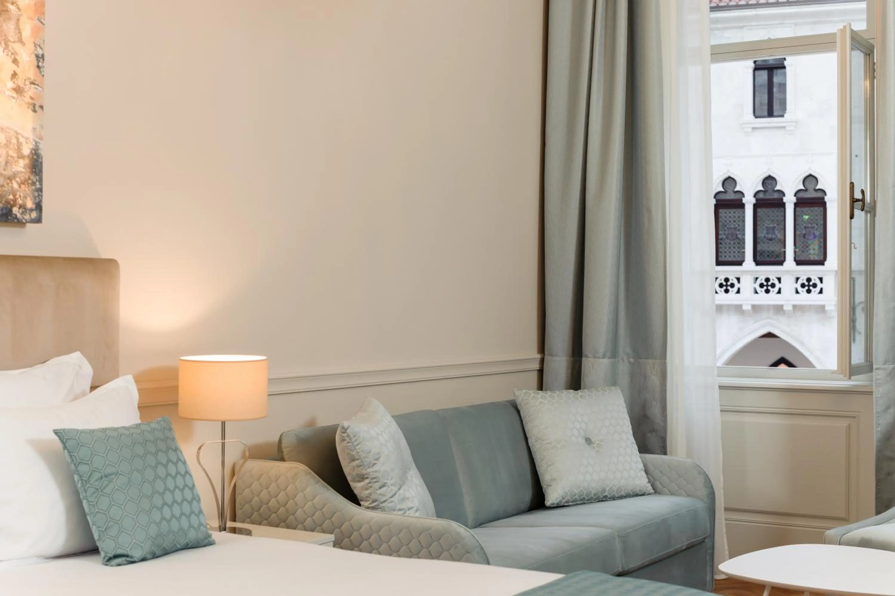 Seating area in Heritage hotel Santa Lucia