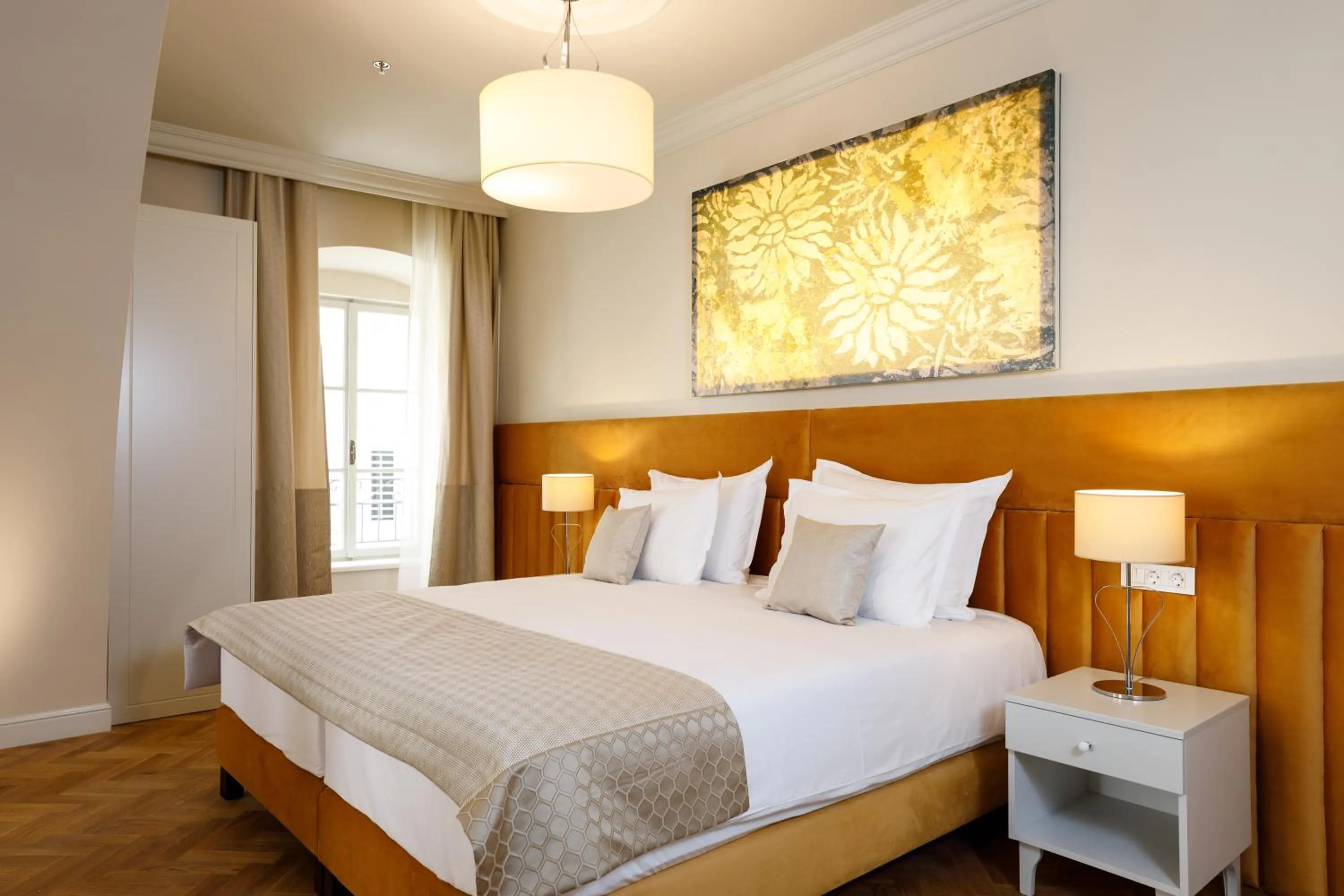 Bedroom, Bed in Heritage hotel Santa Lucia