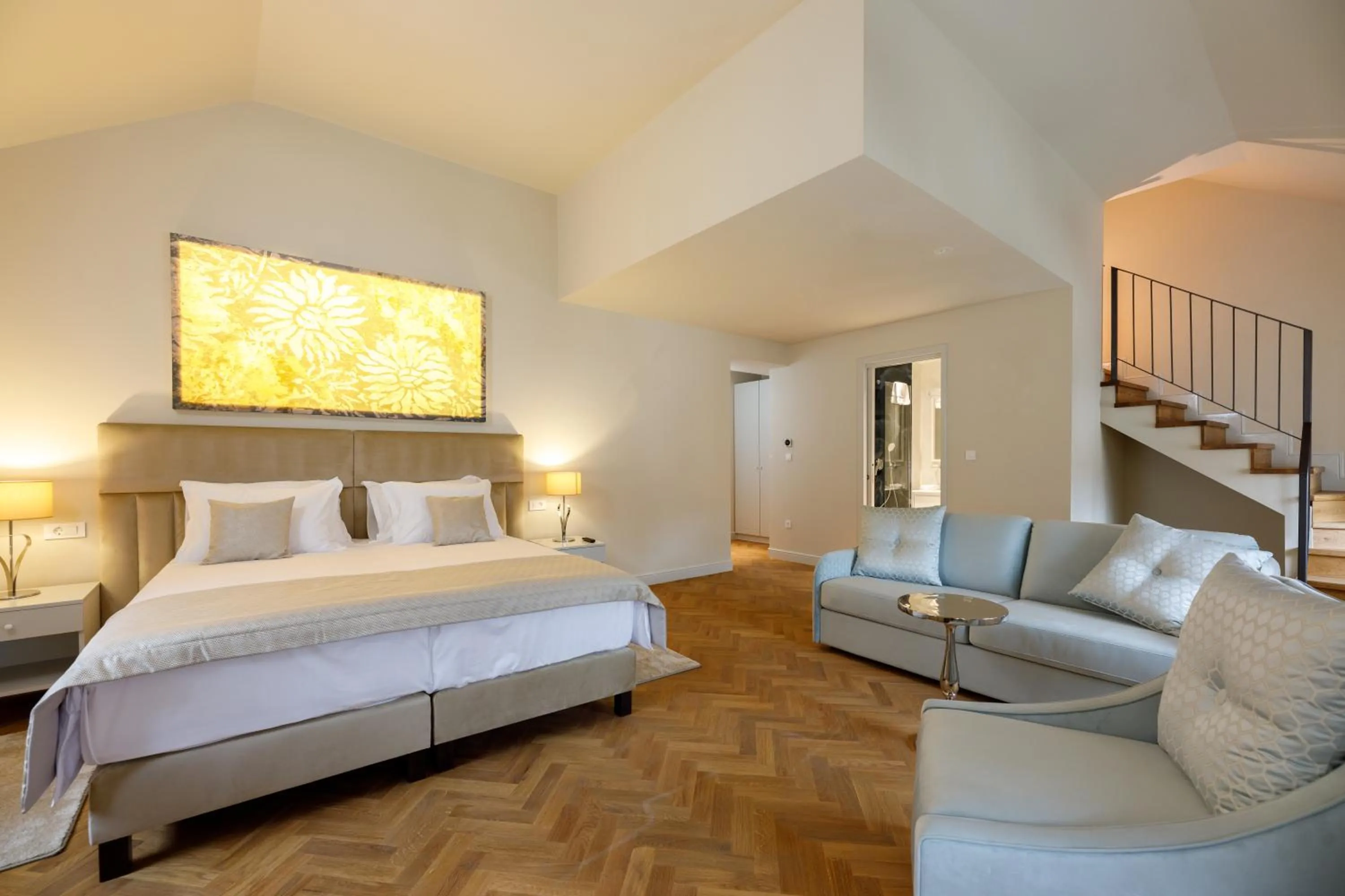 Bed in Heritage hotel Santa Lucia