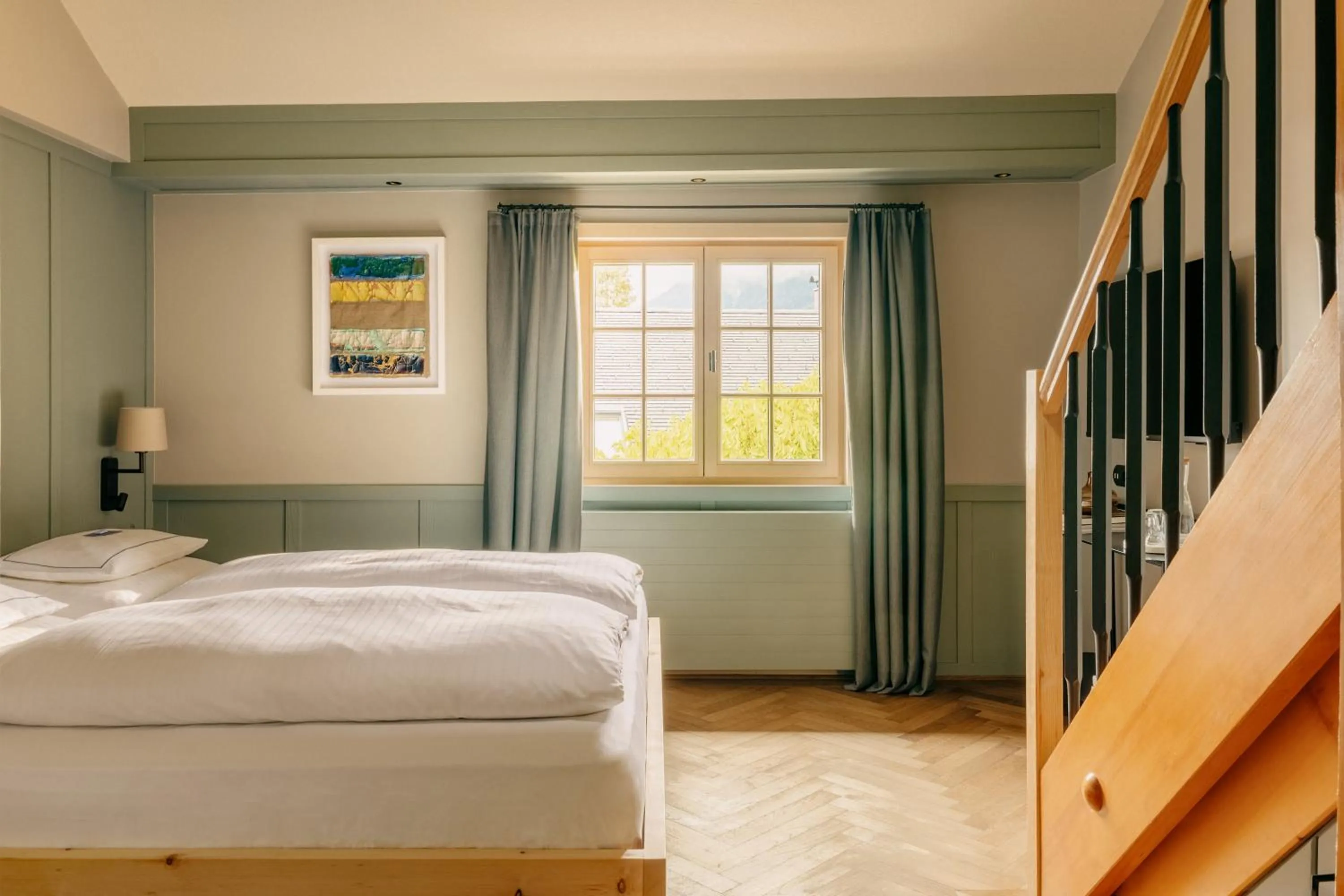 Bedroom, Bed in Gasthof Hirschen Schwarzenberg