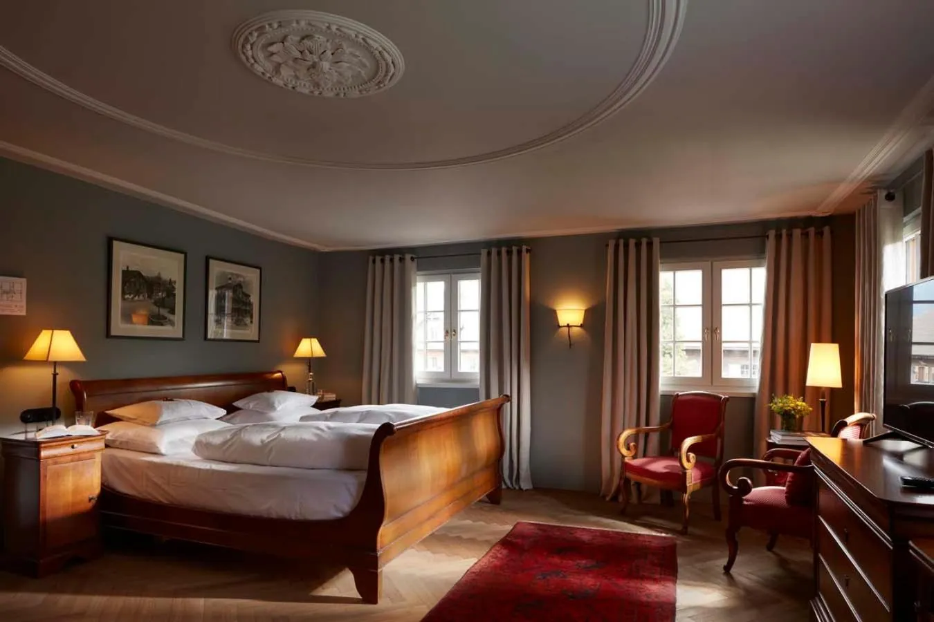 Decorative detail in Gasthof Hirschen Schwarzenberg